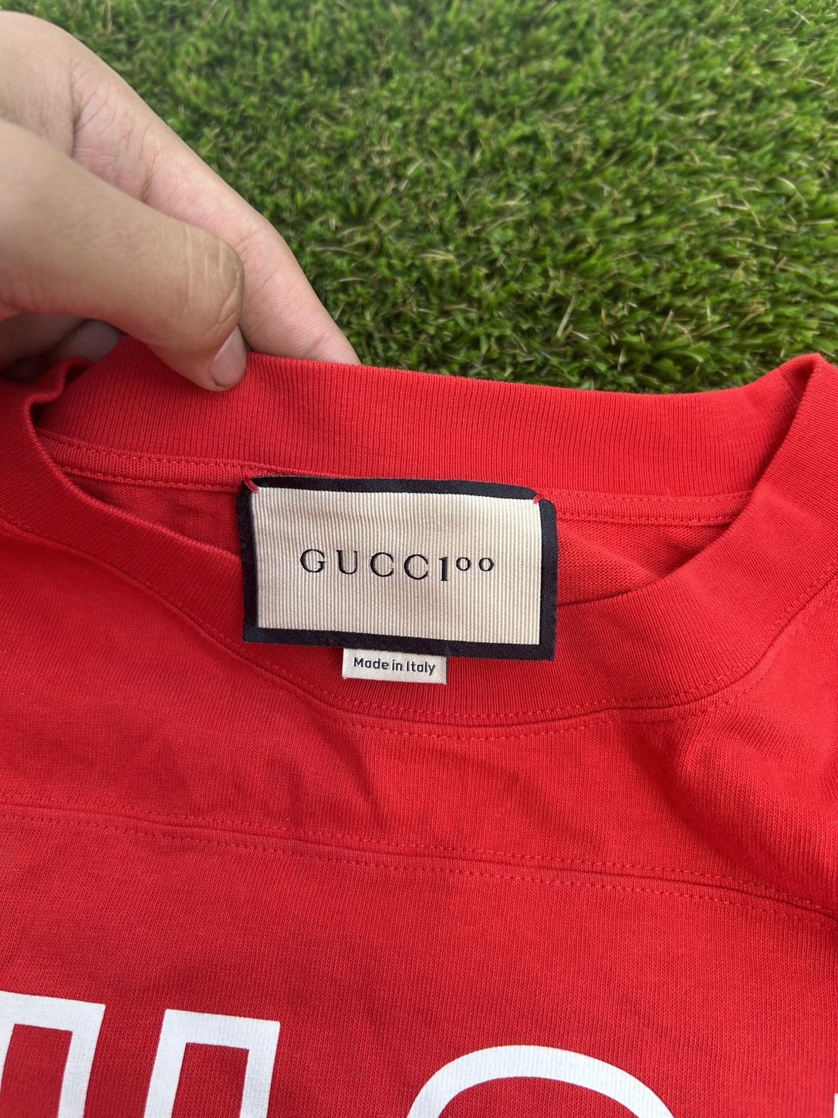 Gucci Gucci 100th Anniversary Music Is Mine Red Tee Size US S / EU 44-46 / 1 - 4 Thumbnail