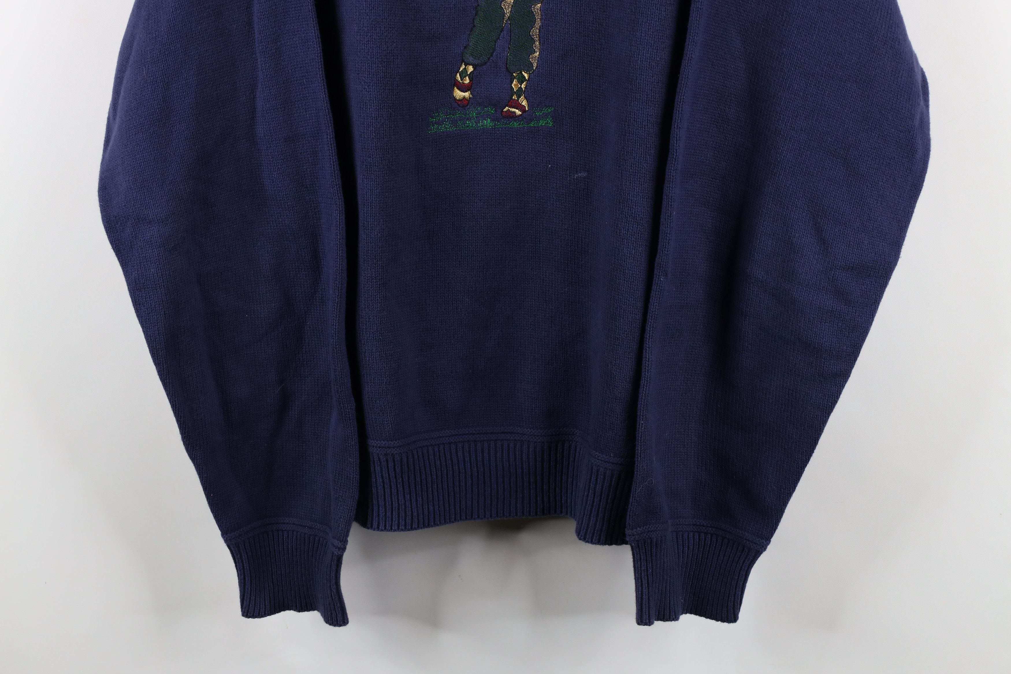 Vintage Vintage 90s Streetwear Cotton Knit Crewneck Sweater USA Size US XXL / EU 58 / 5 - 3 Thumbnail
