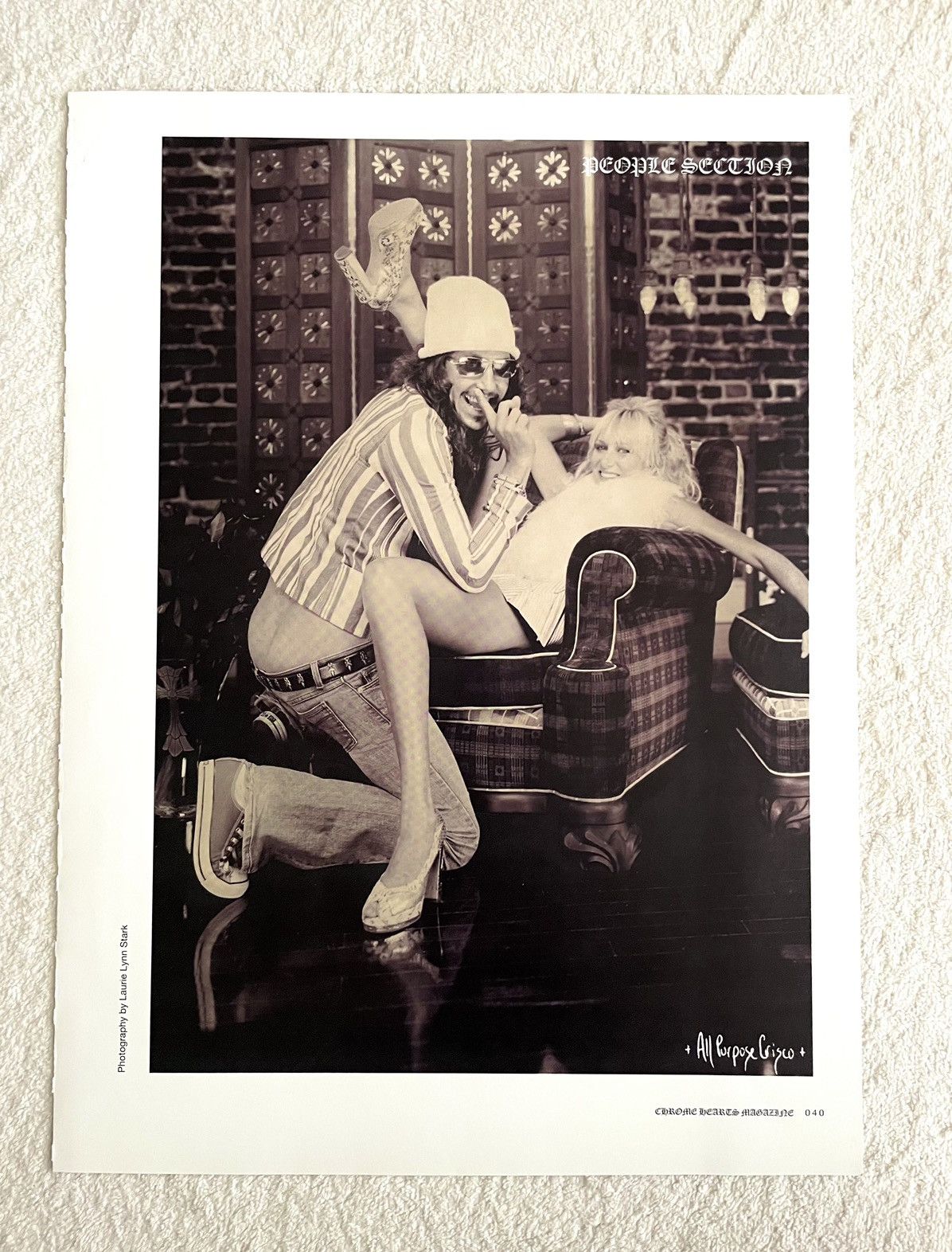 Chrome Hearts Chrome Hearts close up 8x11 magazine cutout Poster Size ONE SIZE - 1 Thumbnail