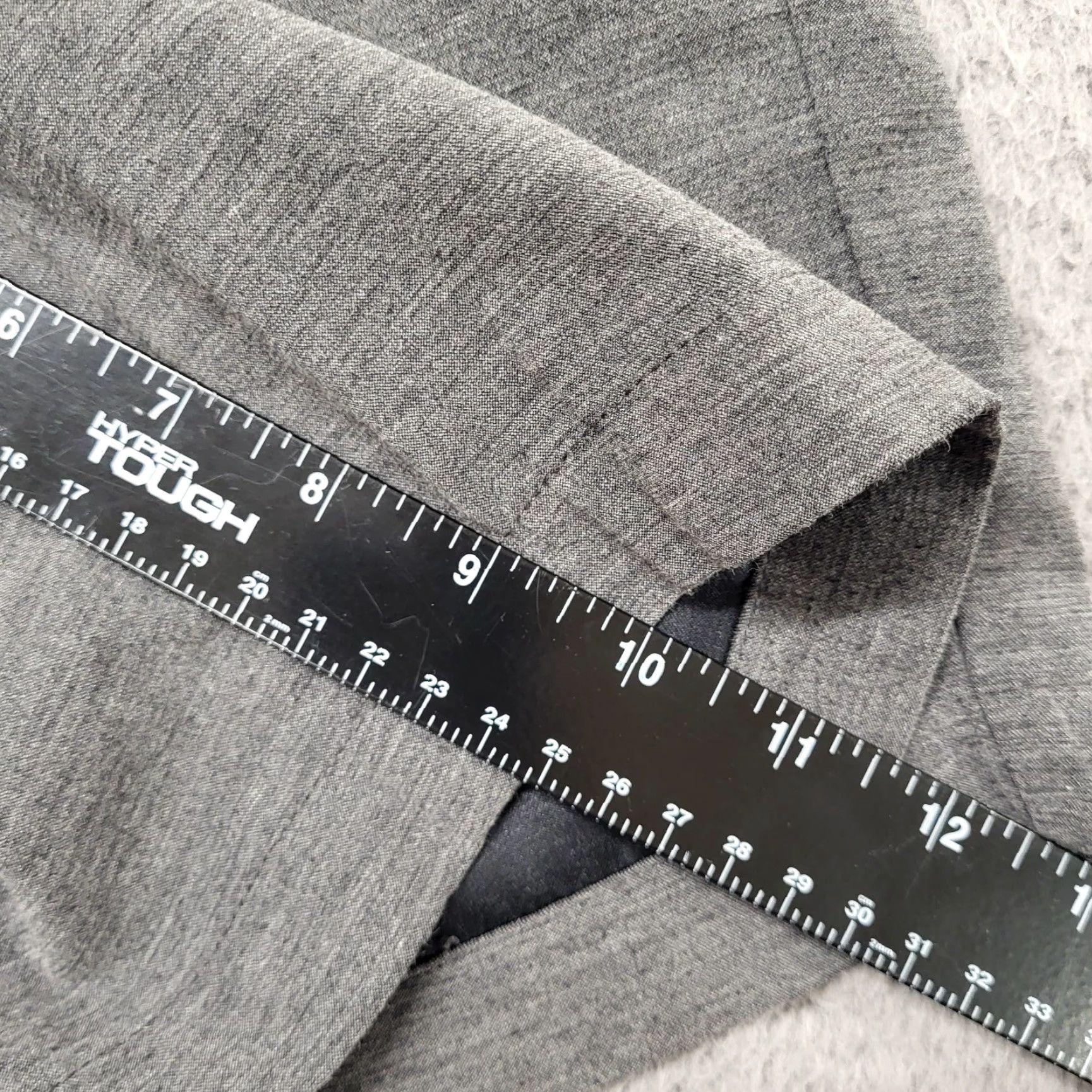 Vintage RGSTR Shorts Men 36 Performance Flat Front Golf Heather Gray Wicking Relaxed Fit Casual Outdoor Sports Pocket Zipper Button Embroidered Size US 36 / EU 52 - 5 Thumbnail
