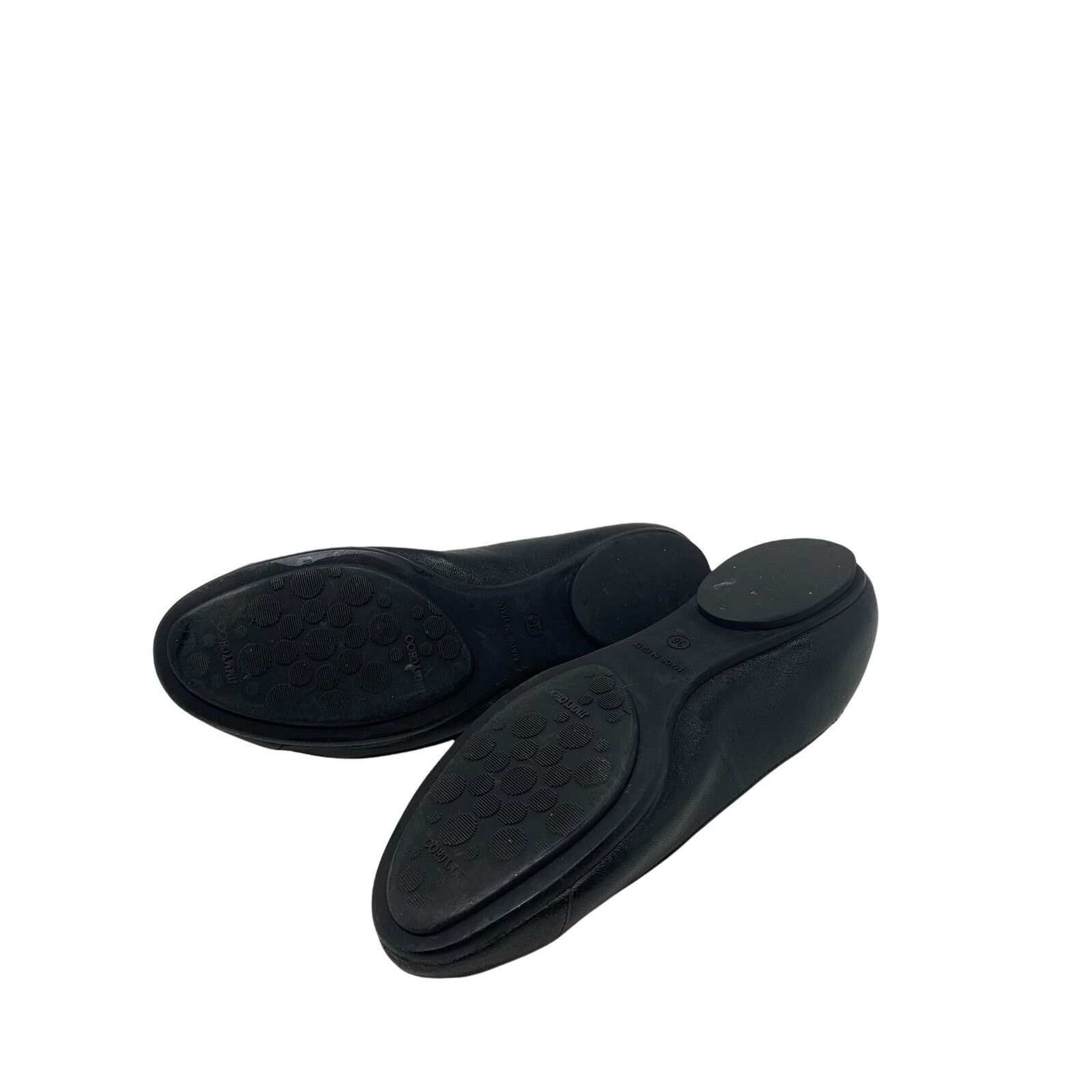 Jimmy Choo Jimmy Choo black ballerina flat leather shoes size 36 - US 6 Size US 6 / IT 36 - 6 Thumbnail