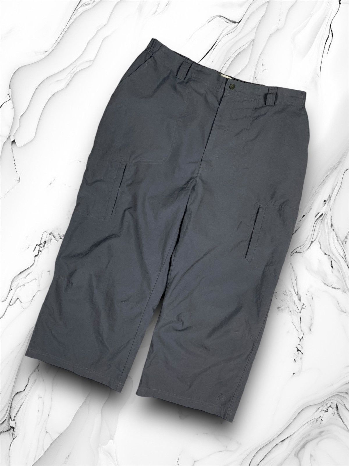 Nike ACG × Vintage Vintage 00s Nike ACG Outdoor Drill Y2K Track Pants Size 35" - 1 Thumbnail