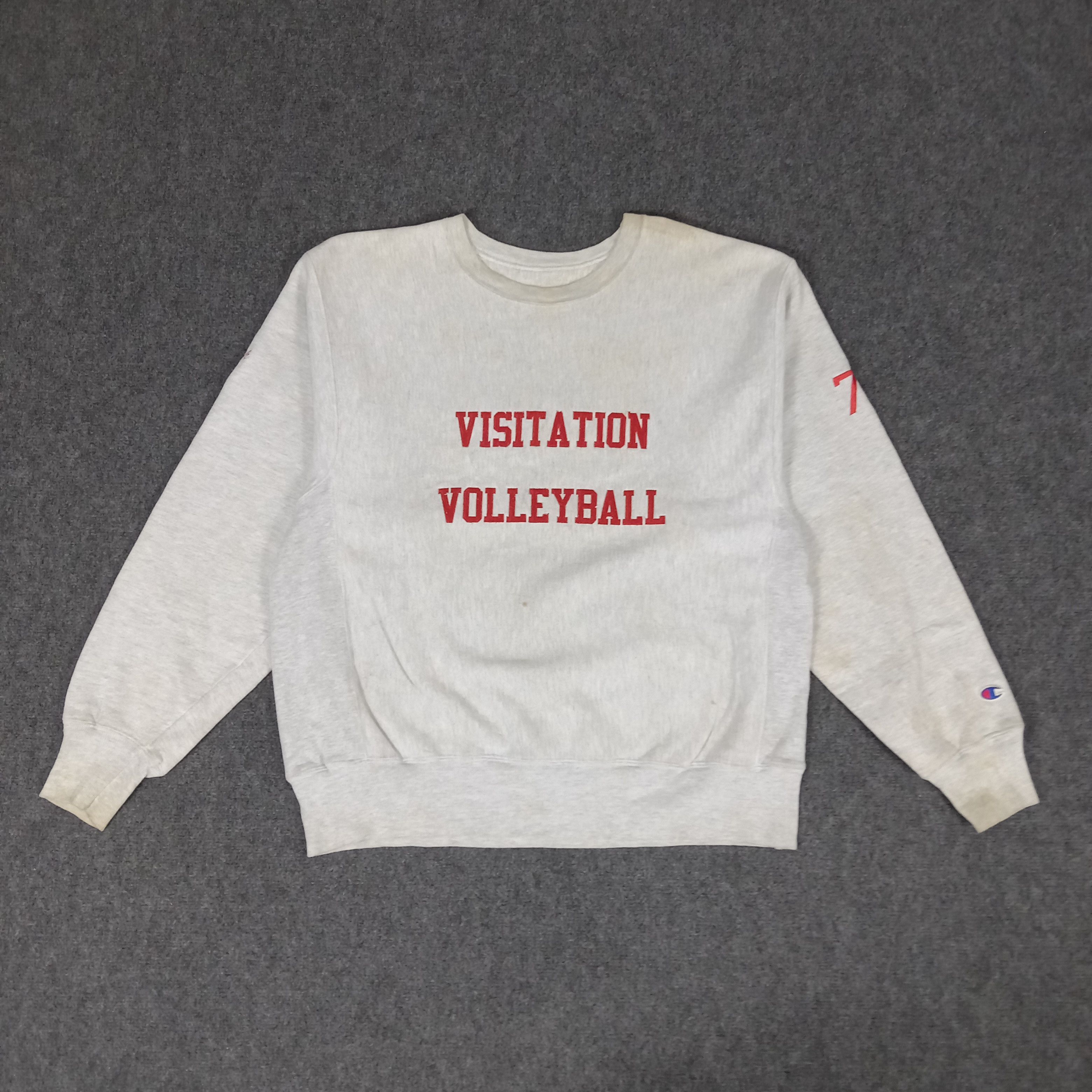 Champion × Vintage Visitation Volleyball American Sport Sweatshirt Size US L / EU 52-54 / 3 - 1 Thumbnail