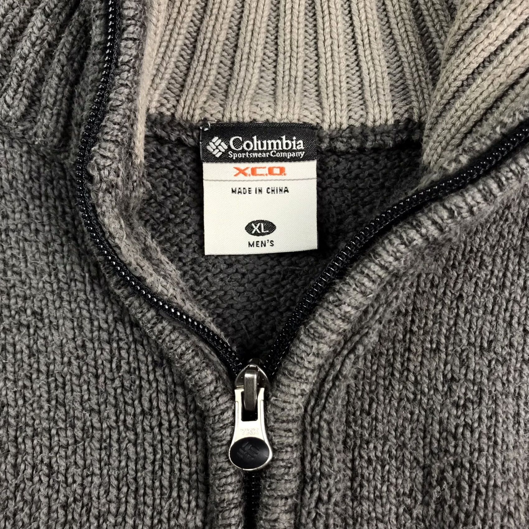 Vintage Columbia XCO Stylish Outdoor Quarter Zip Pullover Gray Knit Sweater Men’s XL Shirt Pullover Gray Mens XL Boardroom-Ready Style Size US XL / EU 56 / 4 - 2 Thumbnail