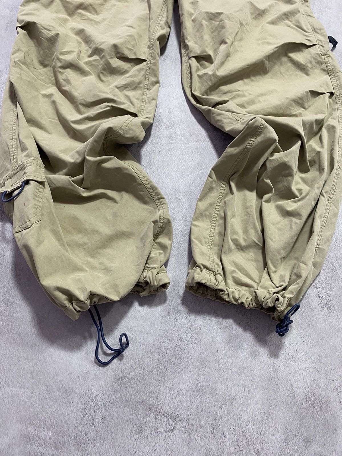 Japanese Brand 🍥 Vintage FishBone Cargo Parachute Baggy Joggers cargo pants Size US 38 / EU 54 - 2 Thumbnail