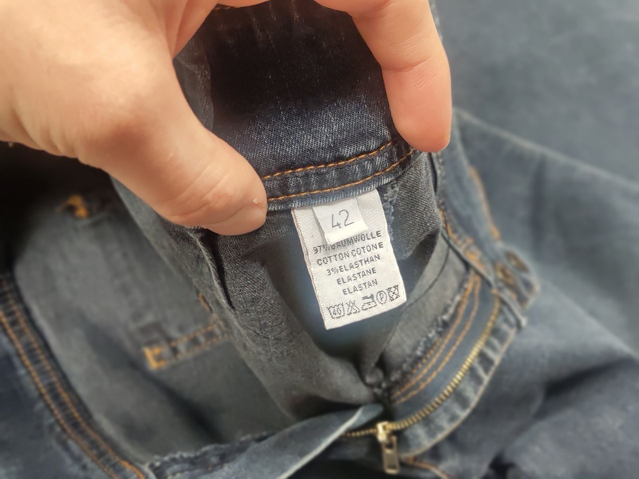 Le Grande Bleu (L.G.B.) Vintage Hysteric Glamour Faded l.g.b. Style Flared jeans Size 42" / US 20 - 15 Thumbnail