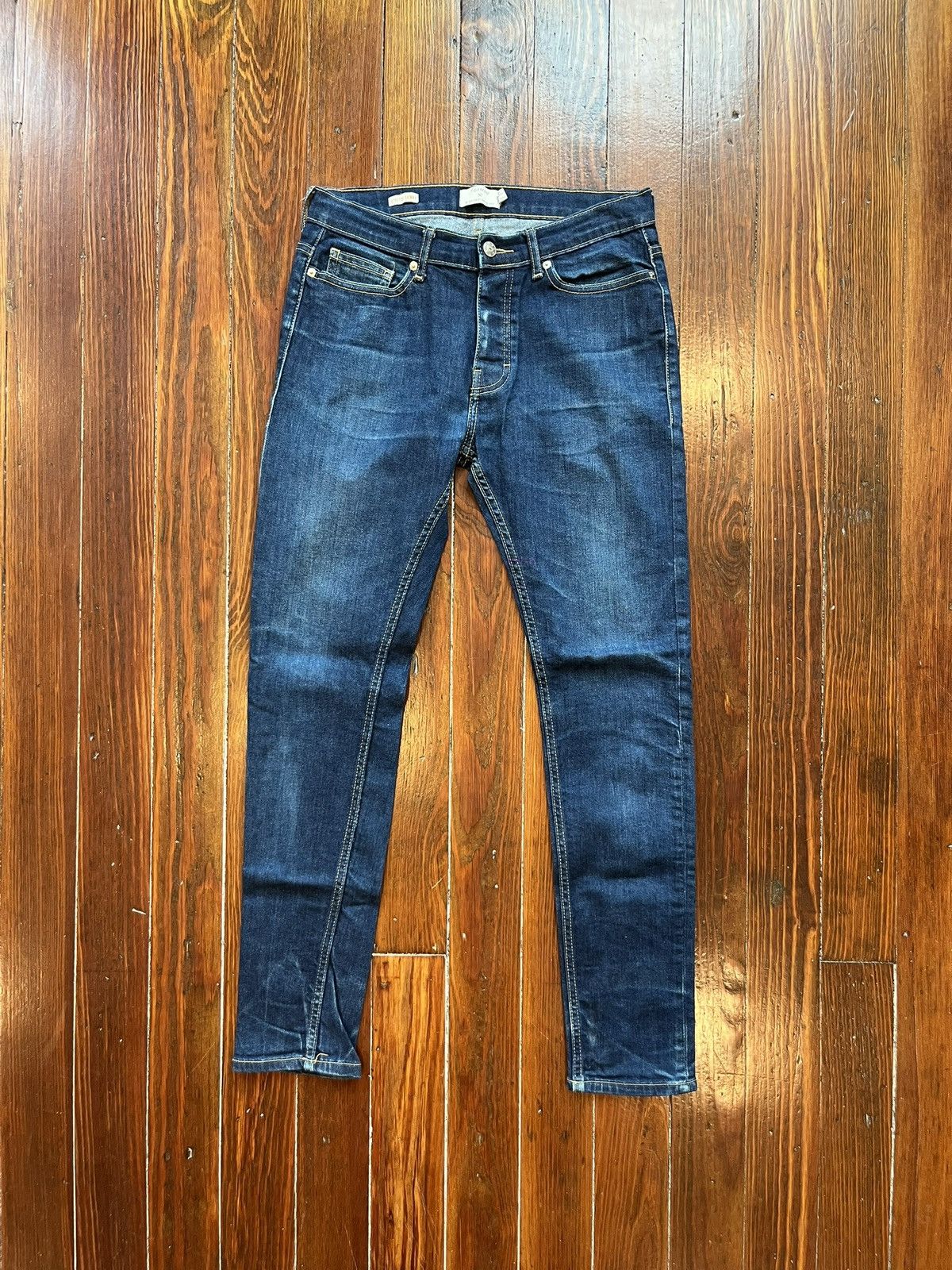Topman Classic Topman Stretch Skinny Denim Blue Jeans Men’s 32x32 Size US 32 / EU 48 - 1 Thumbnail
