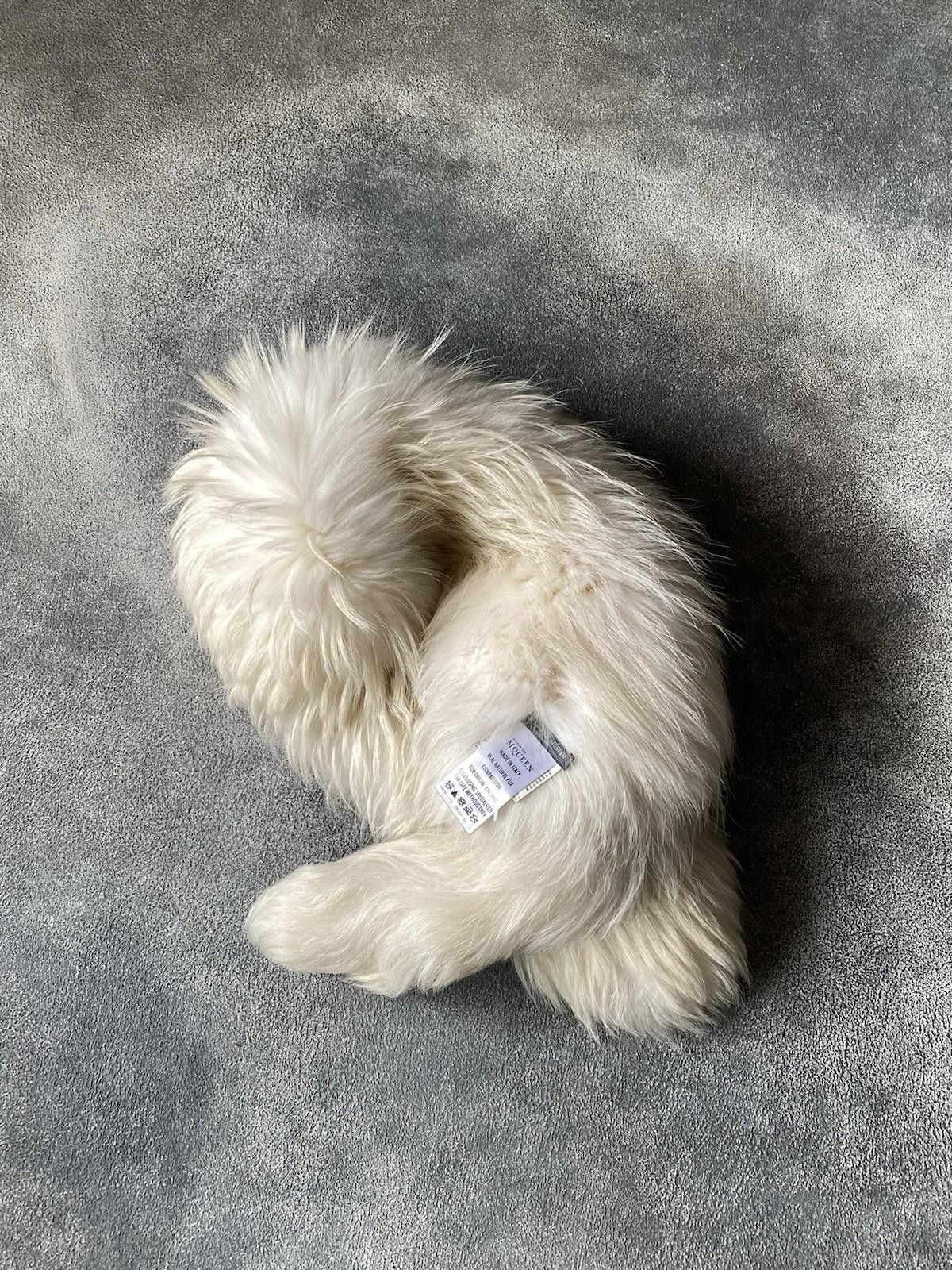 Rossignol 2014 Alexander McQueen Real Fur Finnraccoon Scarf Collar Size ONE SIZE - 3 Thumbnail