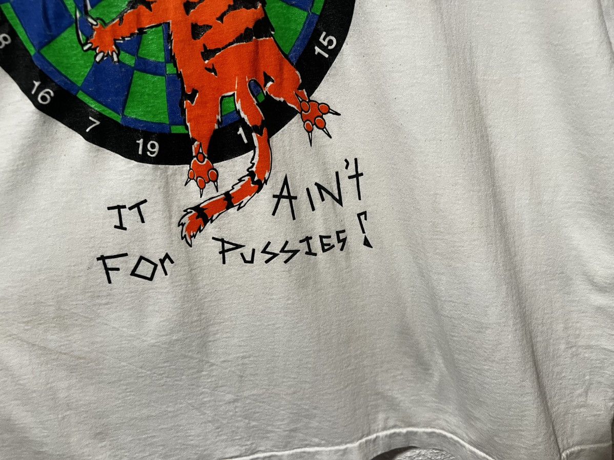 Vintage Vintage 1990s Chopped Darts T-Shirt Screen Stars Size US XXL / EU 58 / 5 - 8 Thumbnail
