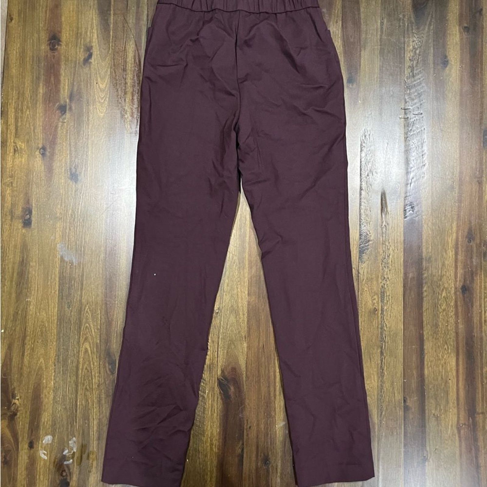 Vintage J. Jill Essential Pure Slim-Leg Pants Dark Plum Size XS Size 23" - 3 Thumbnail