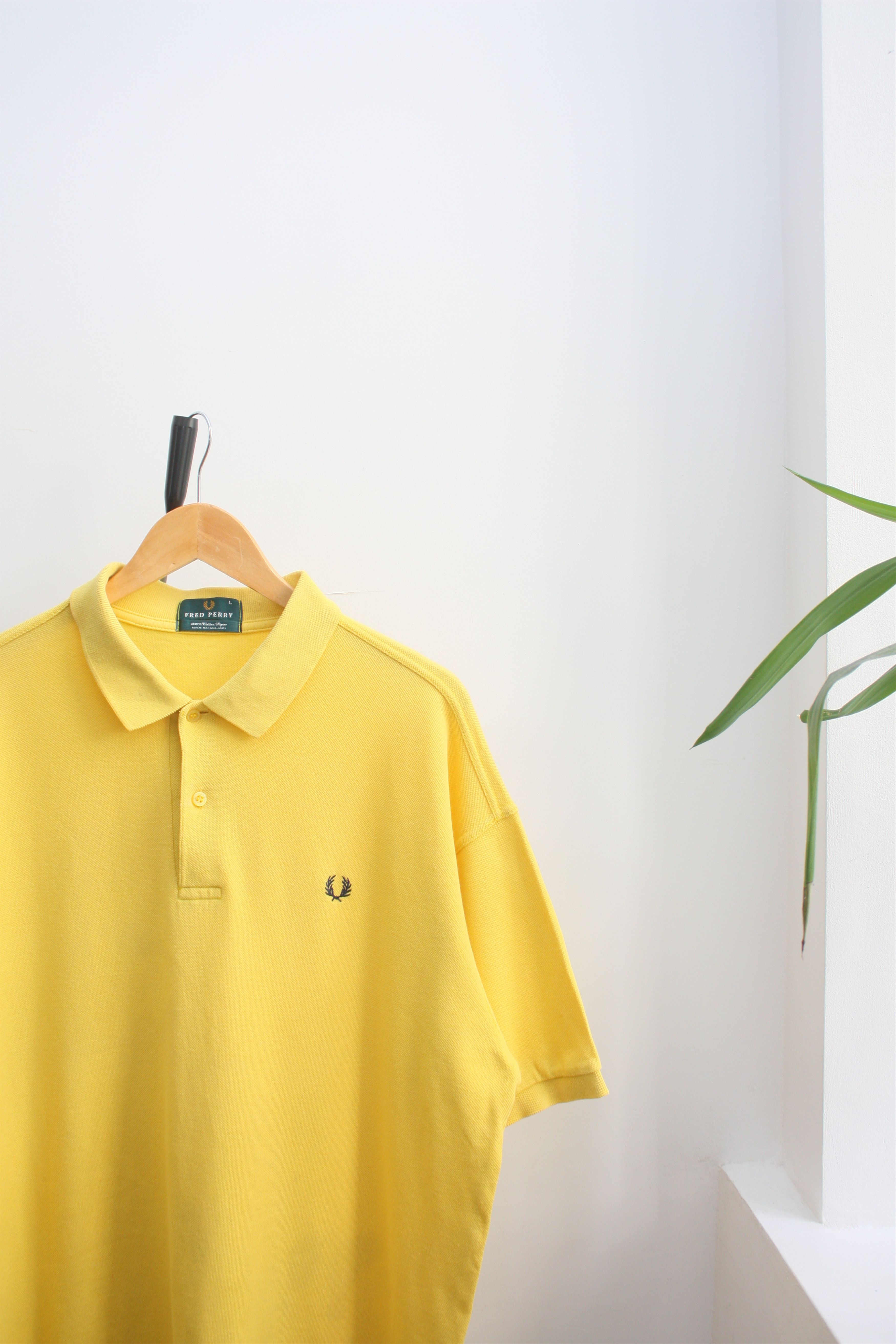 Fred Perry Fred Perry Vintage Lemon Yellow Polo Men's Large Size US L / EU 52-54 / 3 - 1 Thumbnail