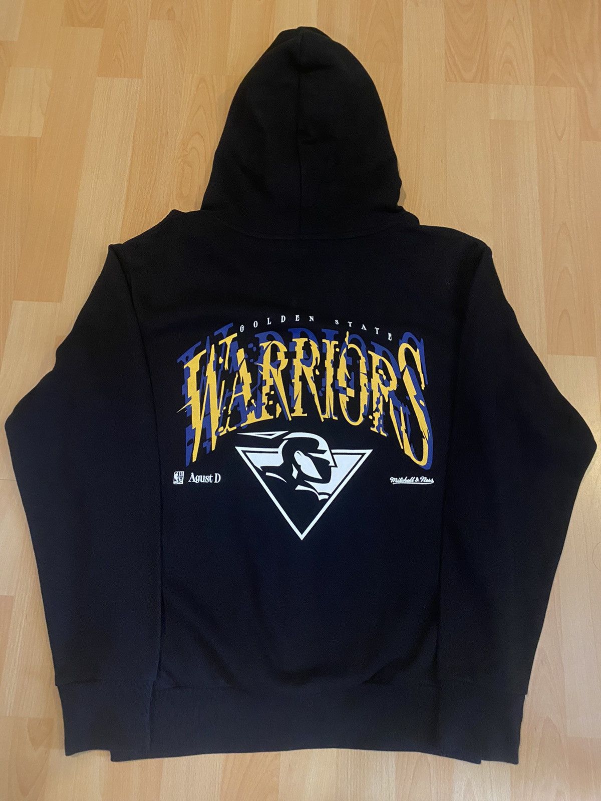 Mitchell & Ness Agust D Suga BTS Mitchell and Ness Warriors Hoodie Size S Size US S / EU 44-46 / 1 - 2 Thumbnail