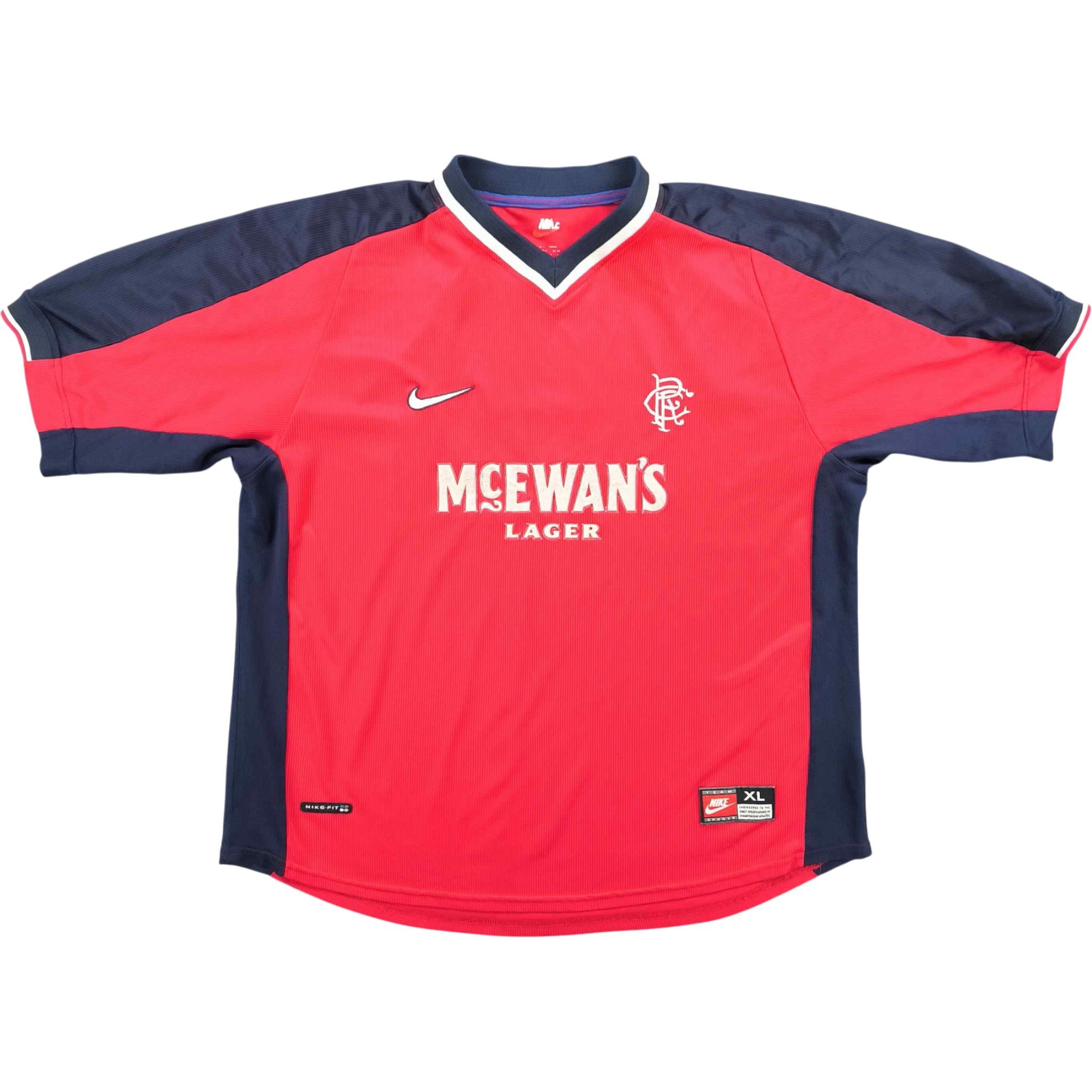 Nike Rangers 1997-98 Nike away football jersey shirt size XL Size US XL / EU 56 / 4 - 1 Thumbnail