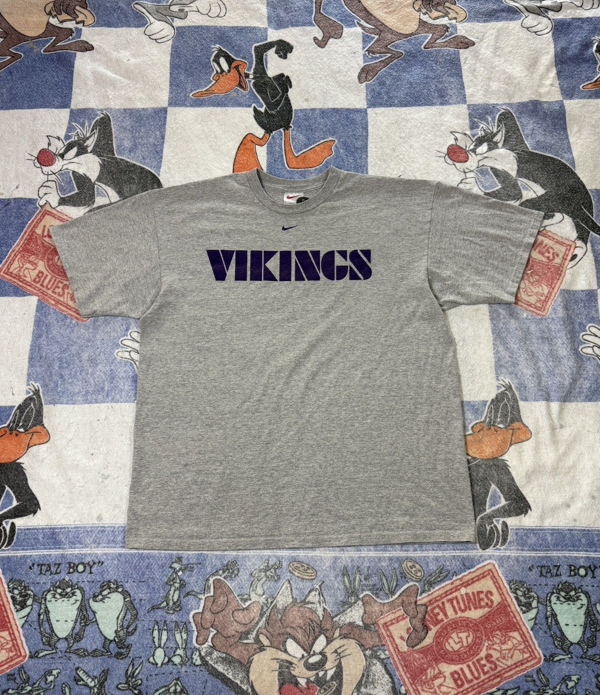 Nike Vintage minnesota vikings nike tee Size US XL / EU 56 / 4 - 1 Thumbnail