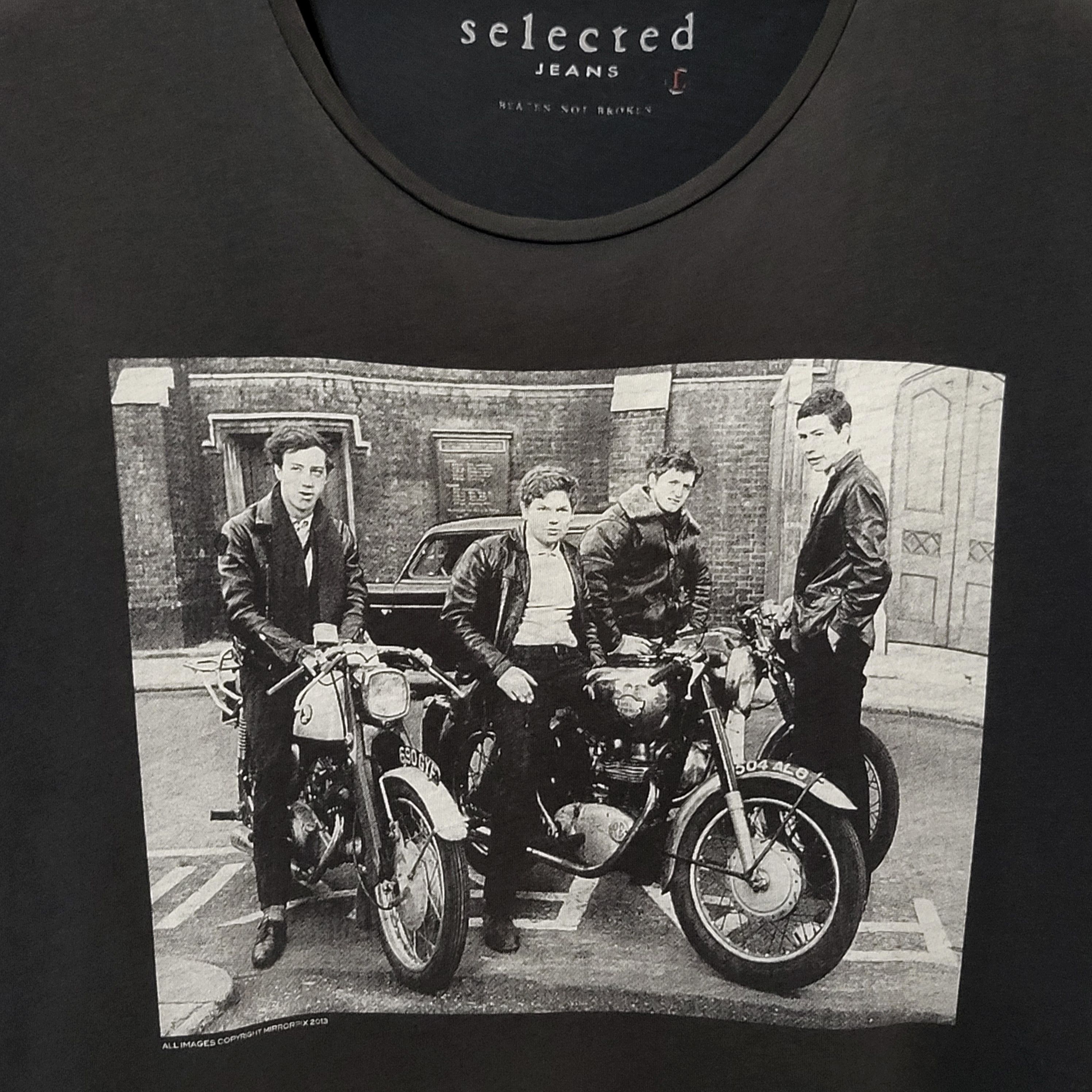 Vintage Vintage Biker print T-Shirt size L Size US L / EU 52-54 / 3 - 3 Thumbnail