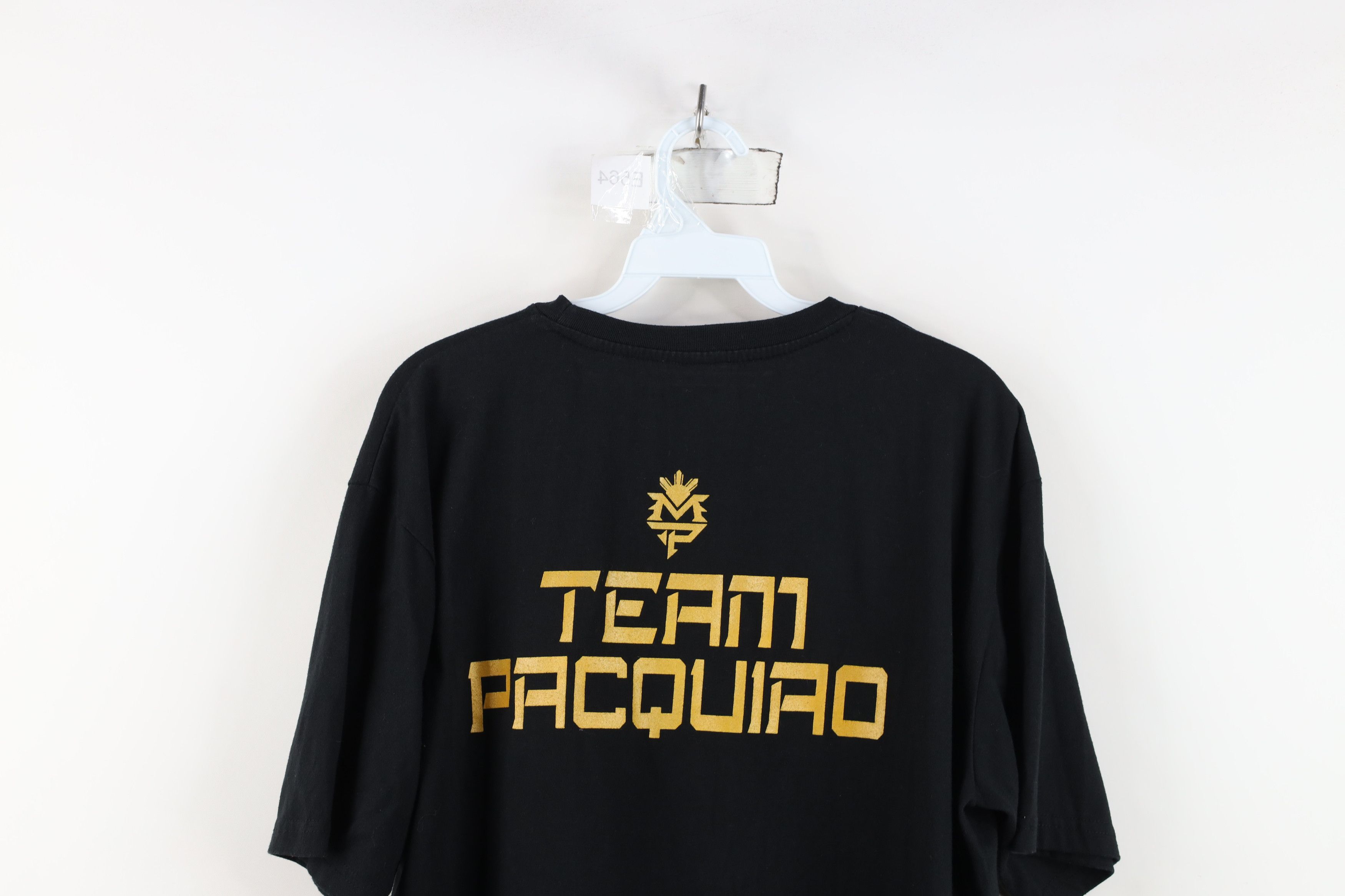 Vintage Vintage Wildcard Manny Pacquiao Boxing T-Shirt Black USA Size US L / EU 52-54 / 3 - 13 Thumbnail