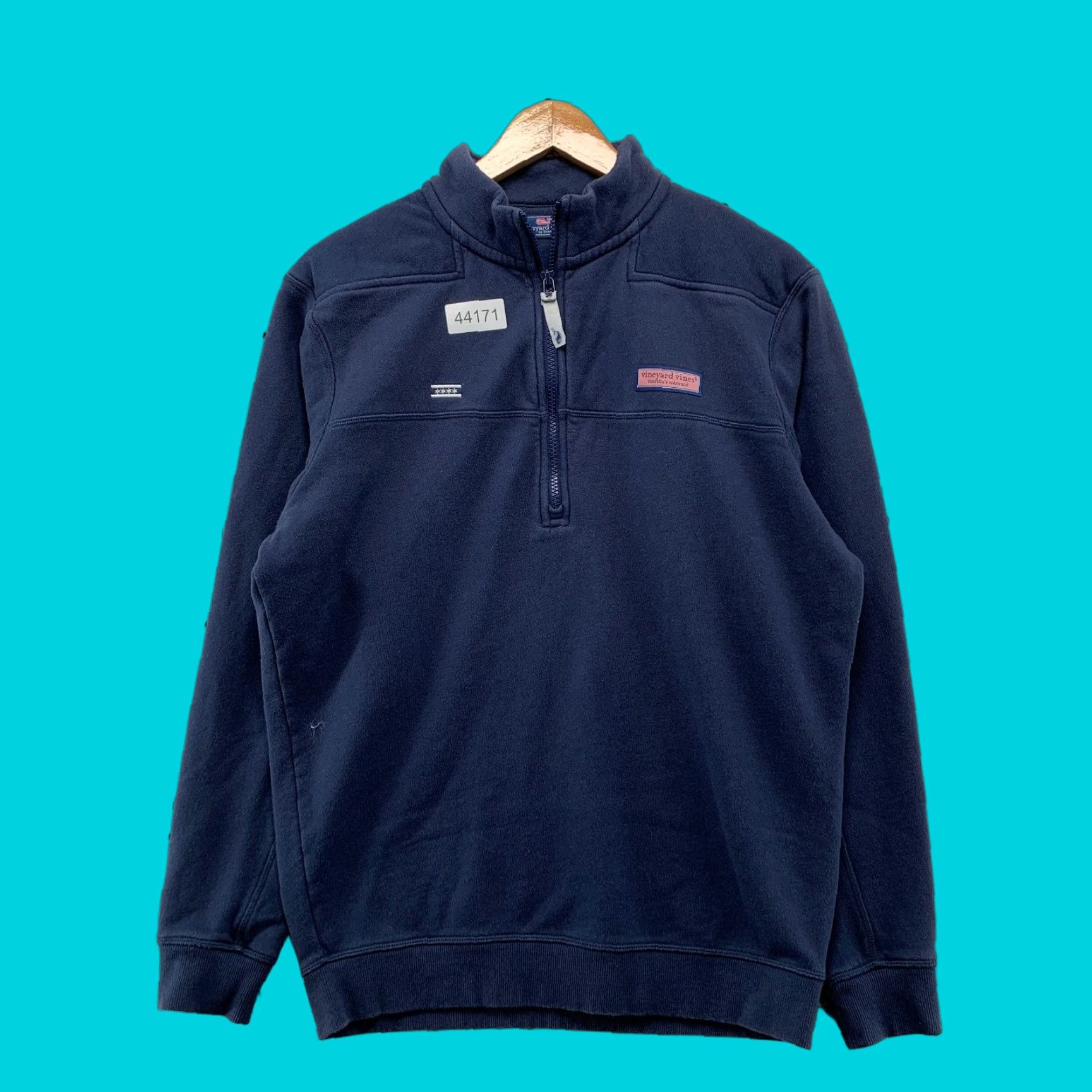 Vineyard Vines Vineyard Vines 1/4 Zip Pullover Sweatshirt Mens Small Navy Blue Shep & Ian Size US S / EU 44-46 / 1 - 1 Thumbnail