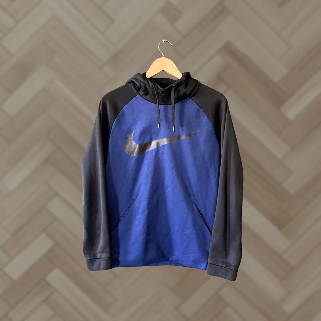 Nike Nike Mens Blue Pullover Hooded Sweatshirt Dri-Fit Size Medium Size US M / EU 48-50 / 2 - 1 Thumbnail