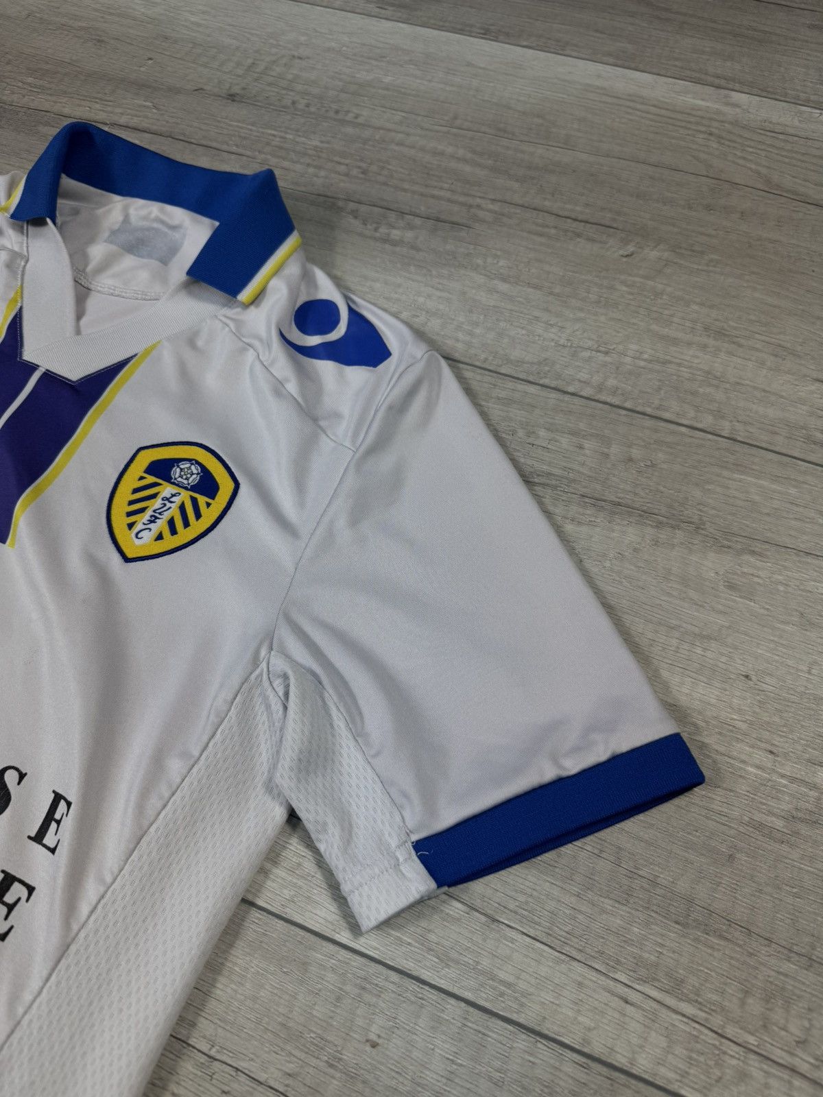 Macron Sam Byram Leeds United 2013 2014 Home Soccer Jersey Macron Size US M / EU 48-50 / 2 - 5 Thumbnail