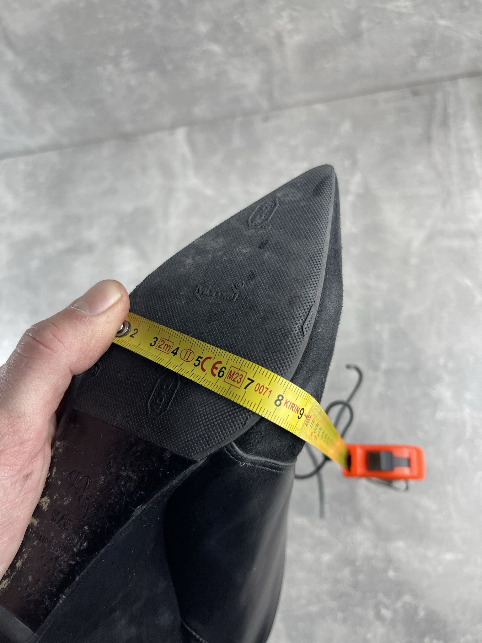 Christian Dior Monsieur Christian Dior Raf Simons Era AUTH Leather Wedge Heels Shoes Size US 7.5 / IT 37.5 - 14 Thumbnail