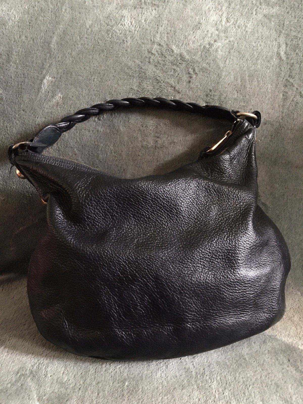 Mulberry Mulberry Daria Black Leather Shoulder Hobo Bag Size ONE SIZE - 2 Thumbnail