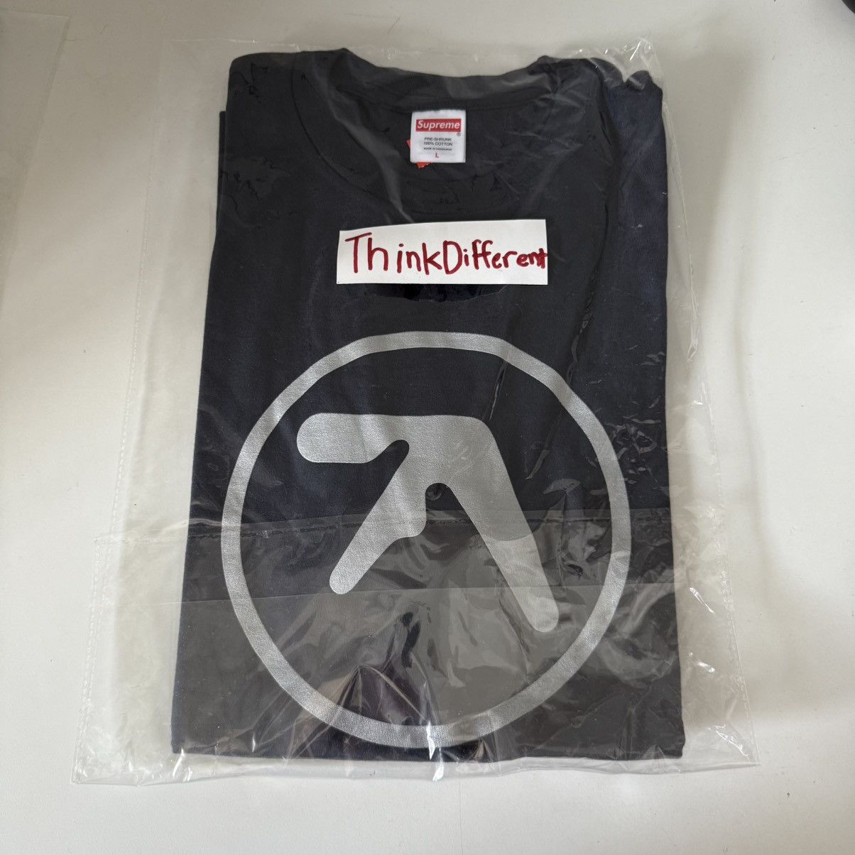 Supreme Aphex Twin Ambient Works Tee Navy Spring 25