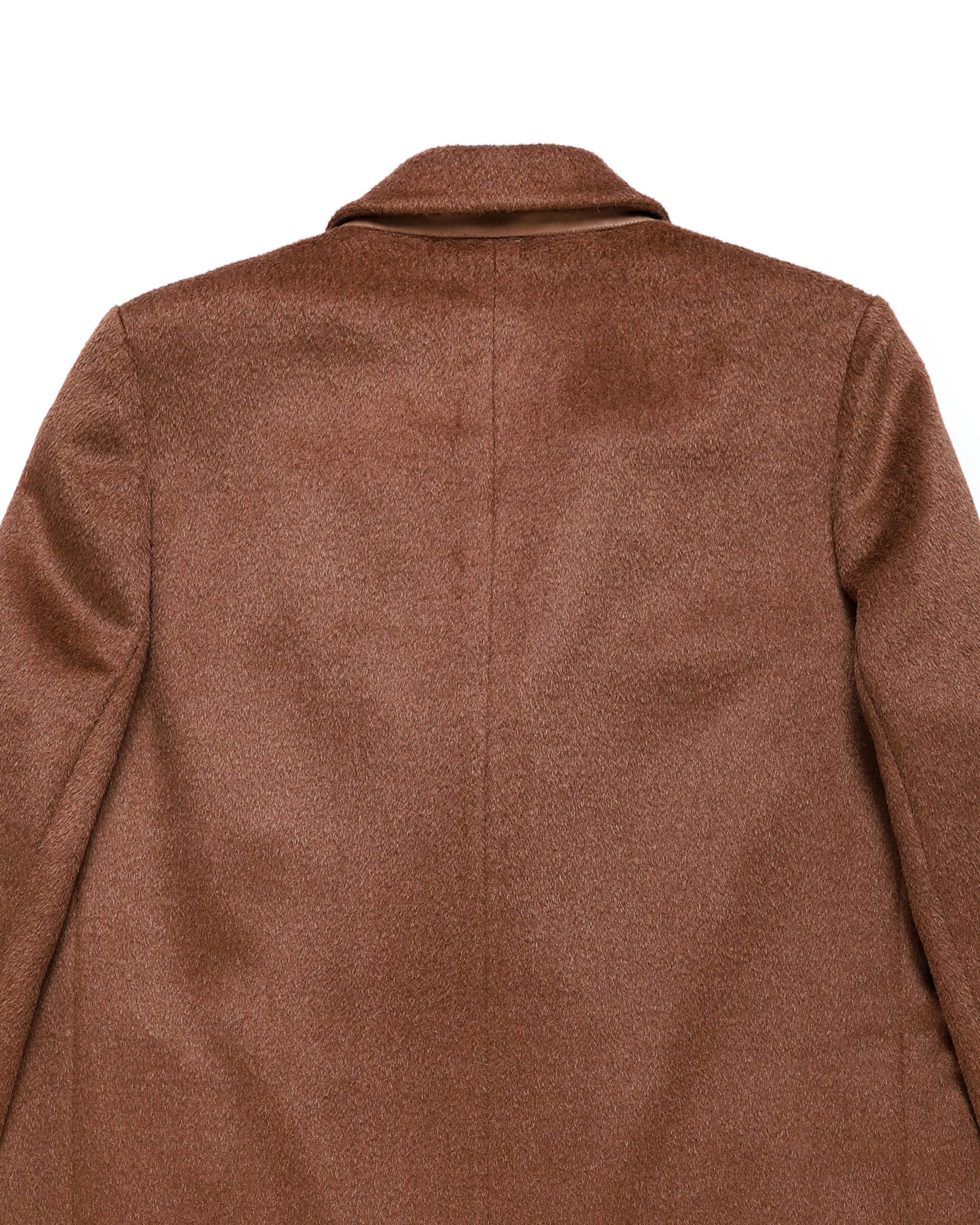 Berluti FW16 Double Breasted Coat in Brown Mohair Size US M / EU 48-50 / 2 - 7 Thumbnail