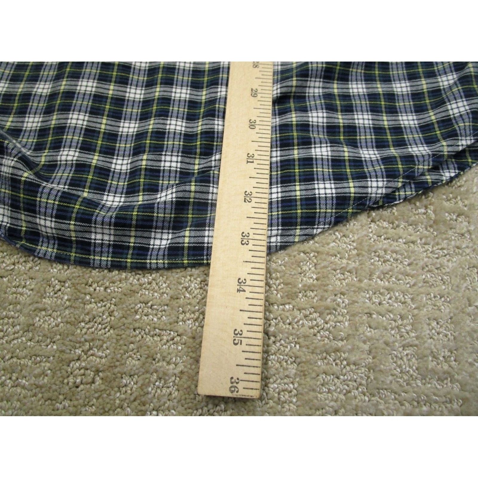 Ralph Lauren Ralph Lauren Shirt Men XLT Blue White Plaid Long Sleeve Button Down Oxford Pony Size US XL / EU 56 / 4 - 6 Thumbnail