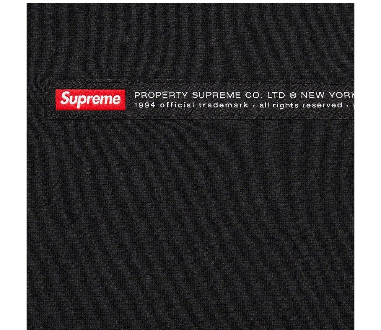 Supreme Supreme Property Label Short-Sleeve Top 'Black' Size US L / EU 52-54 / 3 - 2 Thumbnail