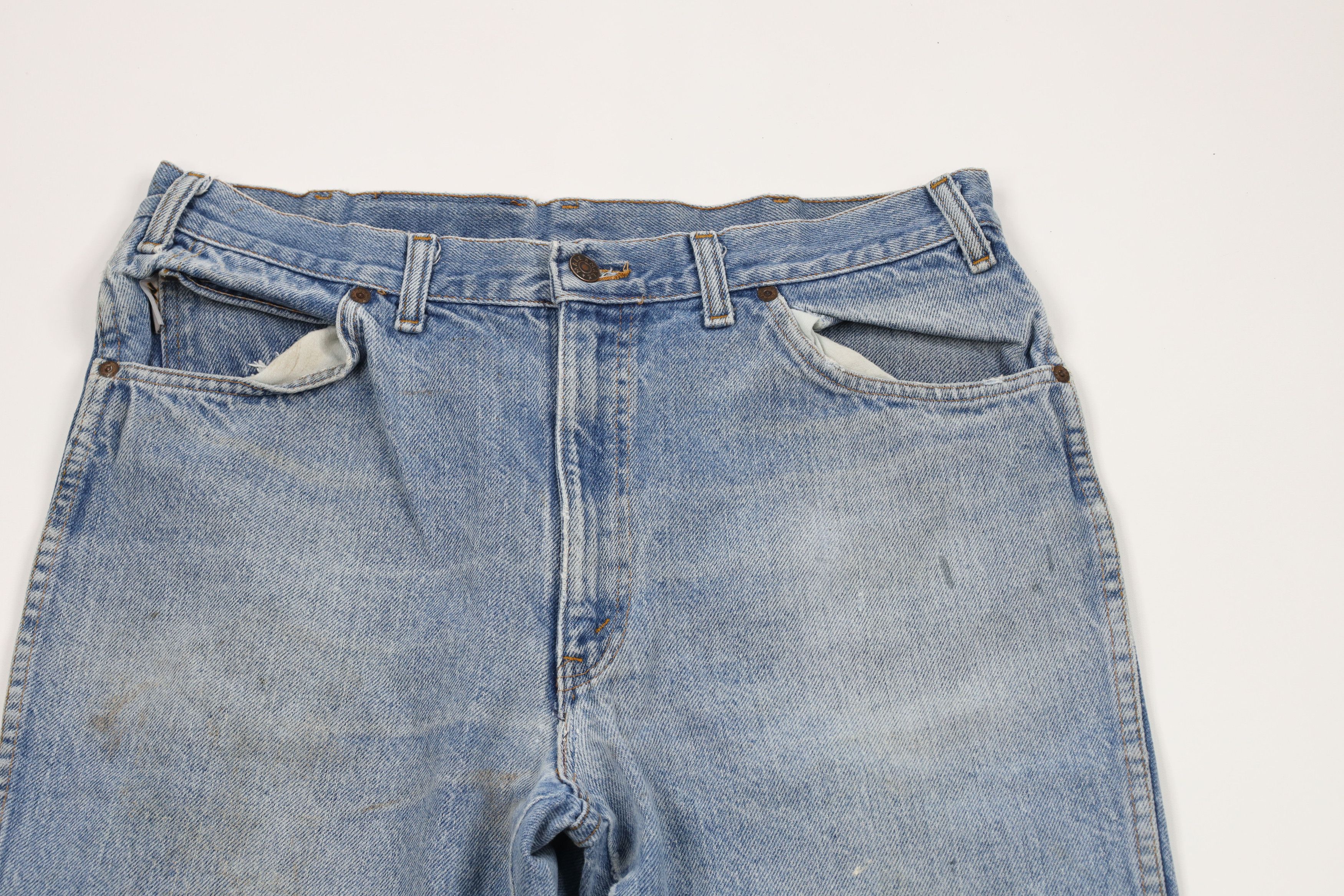 Vintage Vintage 70s Streetwear Flared Wide Leg Bootcut Jeans USA Size US 34 / EU 50 - 2 Thumbnail