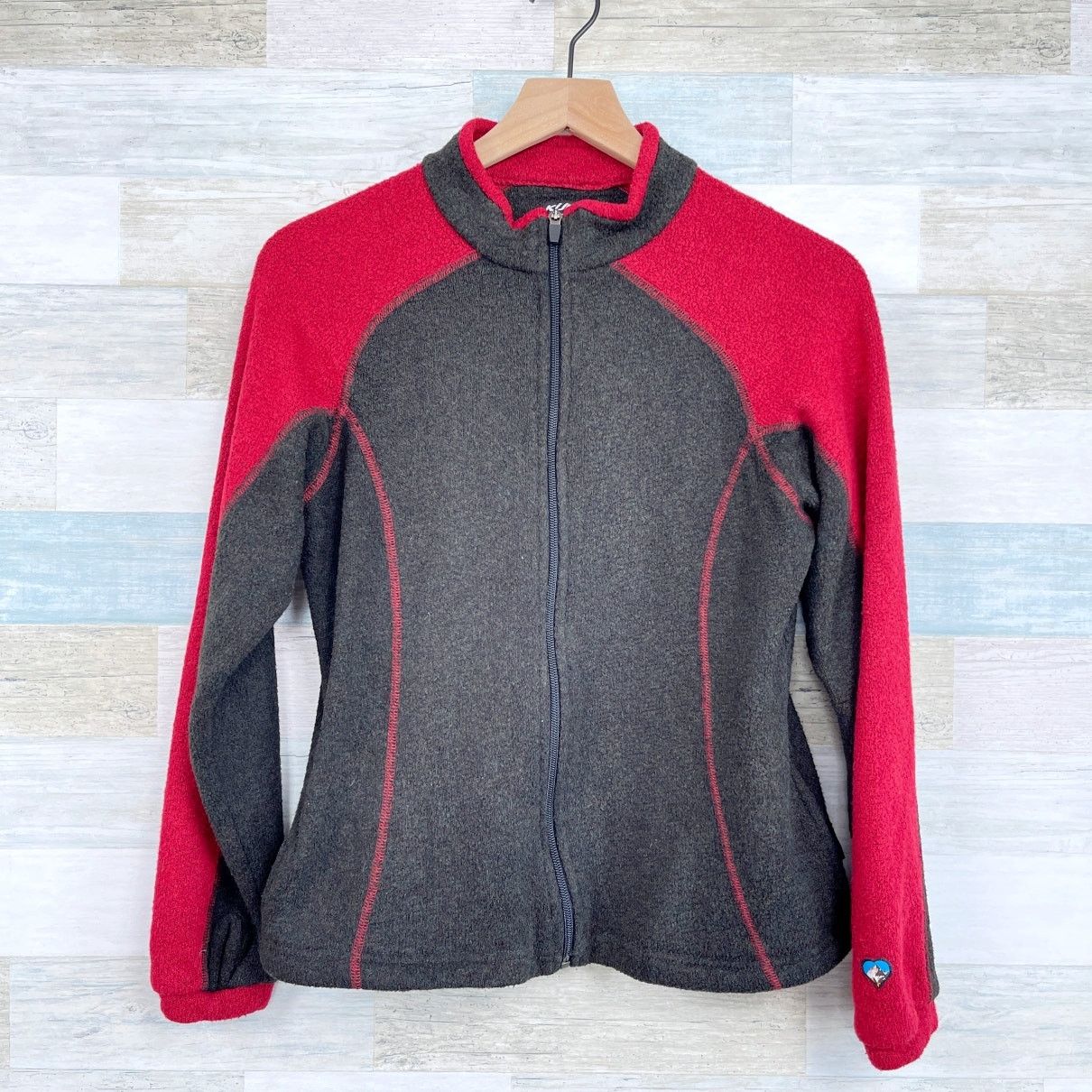 Kuhl KUHL Alfpaca Fleece Jacket Brown Red Full Zip Pocket Women S Size S / US 4 / IT 40 - 1 Thumbnail