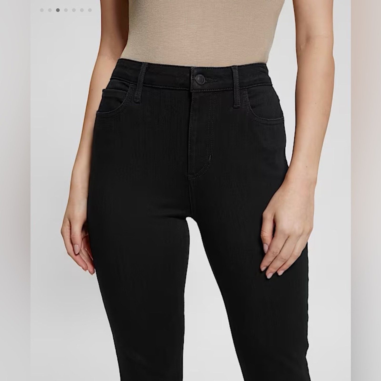 Guess New Guess Y2K Classic Black Skinny Jeans size 24 Size 24" / US 00 / IT 34 - 3 Thumbnail