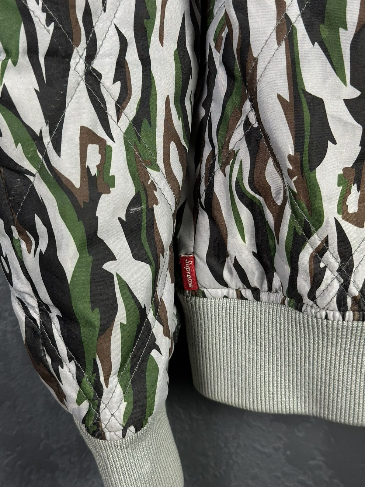 Supreme Supreme Poly Diamond Quilted Hooded Jacket Camo Rare Size US S / EU 44-46 / 1 - 13 Thumbnail