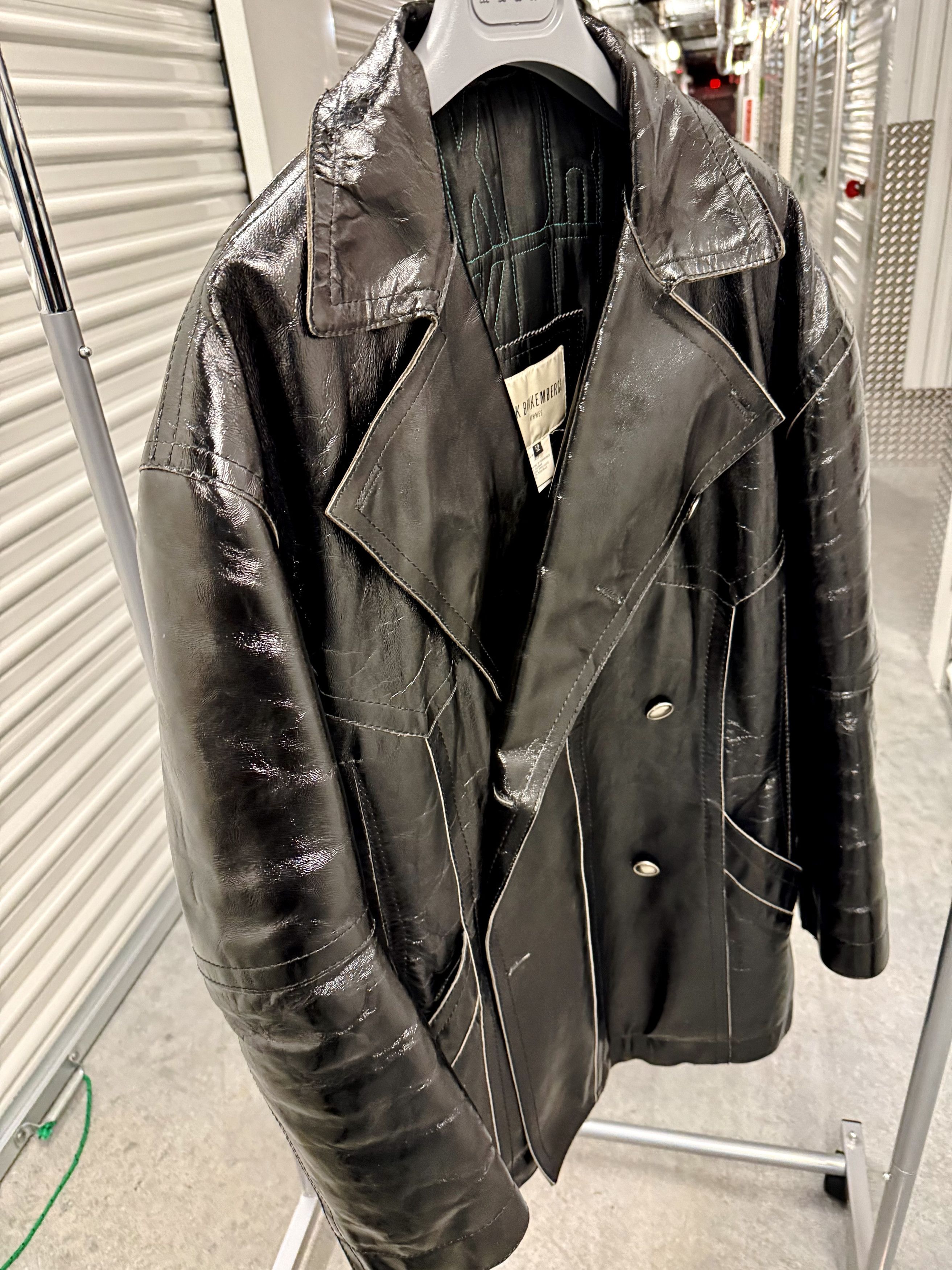 Dirk Bikkembergs Vintage Padded Leather Coat Size US L / EU 52-54 / 3 - 1 Thumbnail