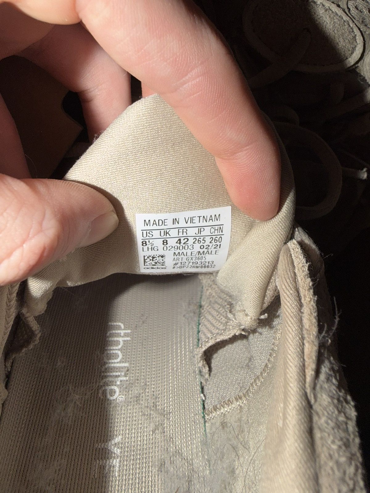 Yeezy ADDIDAS YEEZY 500 TAUPE LIGHT SZ 8.5 Size US 8.5 / EU 41-42 - 5 Thumbnail