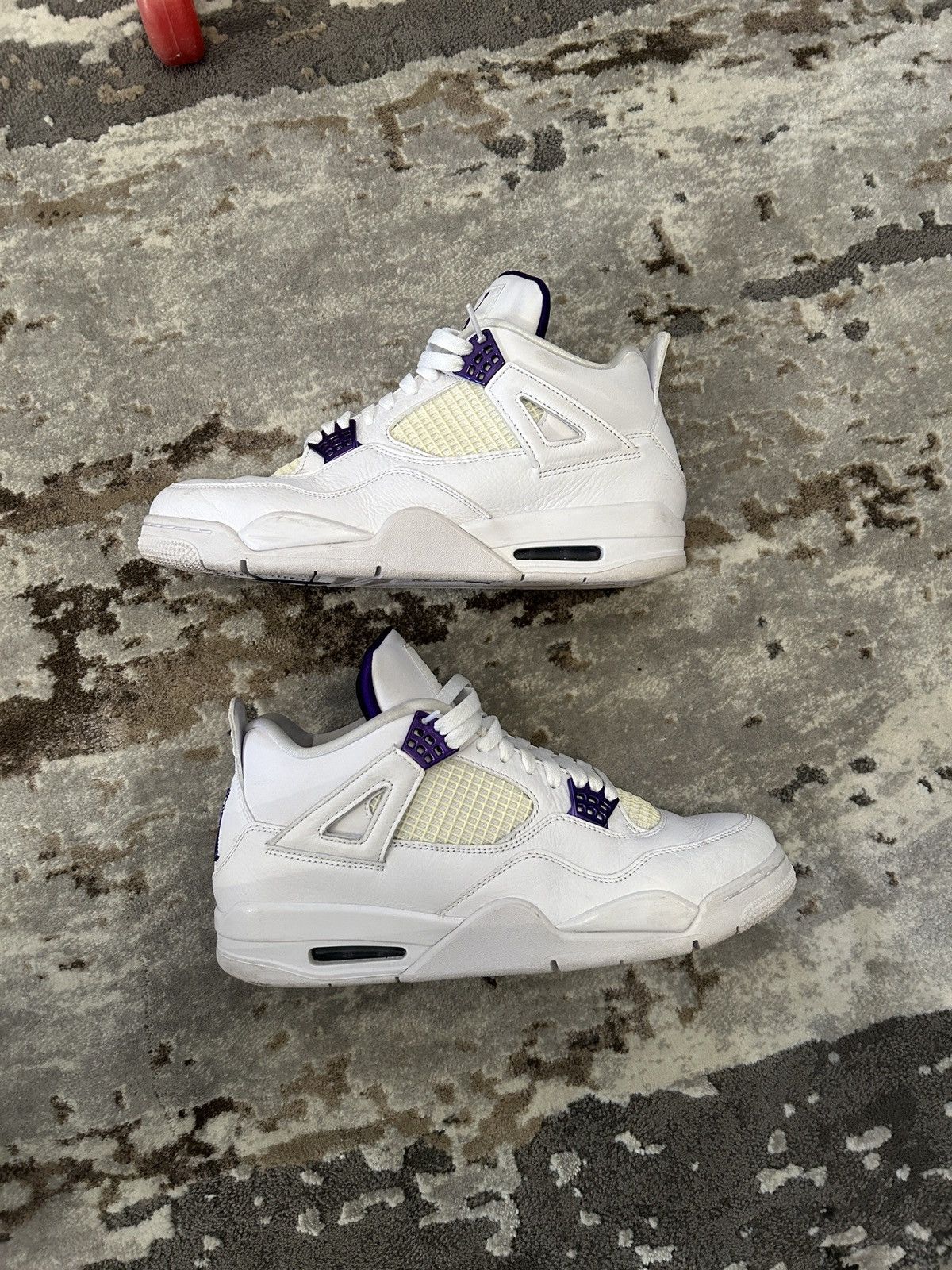 Jordan Brand × Nike Jordan 4 Metallic Purple Size US 11.5 / EU 44-45 - 2 Thumbnail