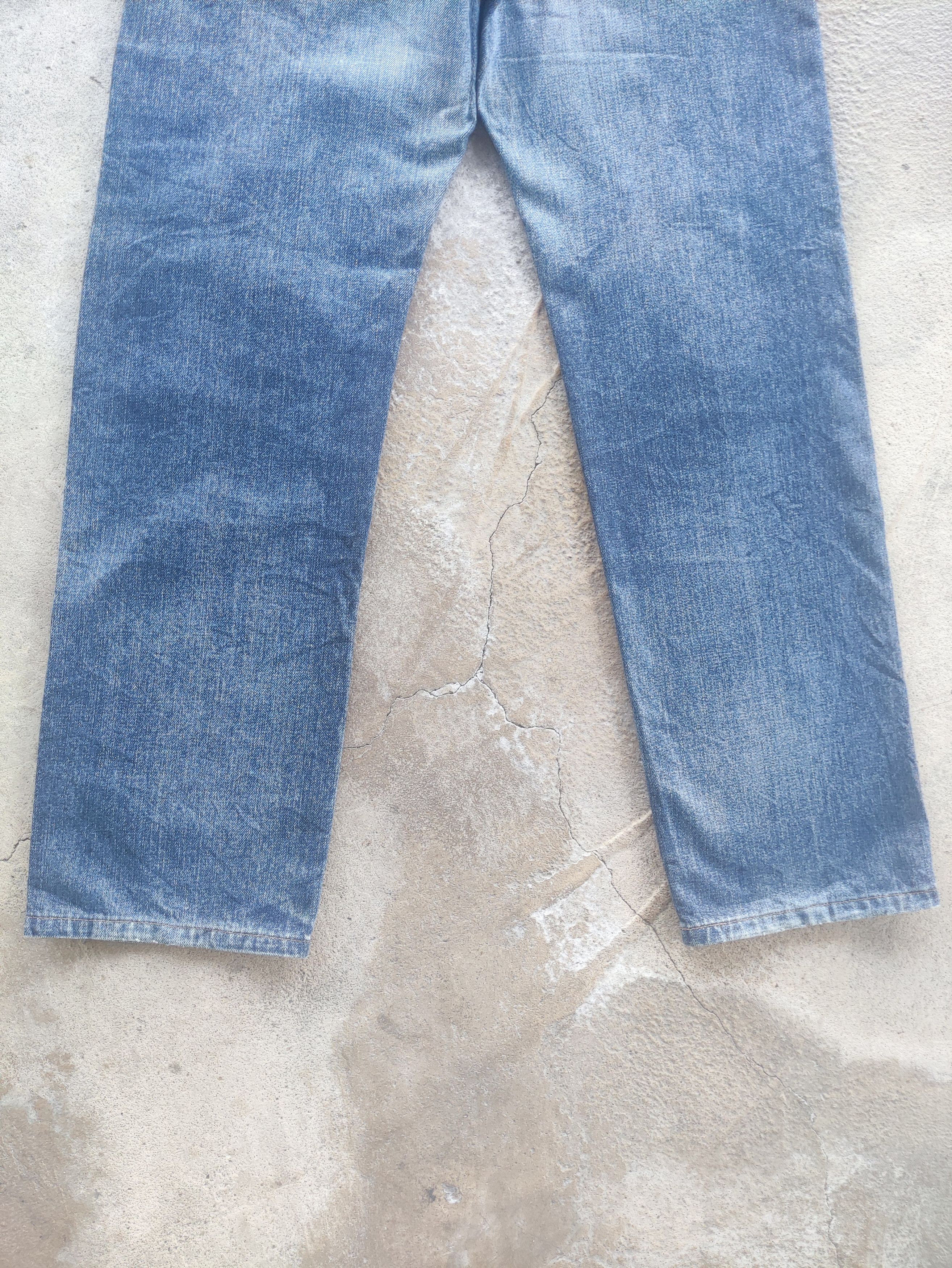 Edwin Vintage Edwin Distressed Faded Denim Pants Size US 35 - 11 Thumbnail