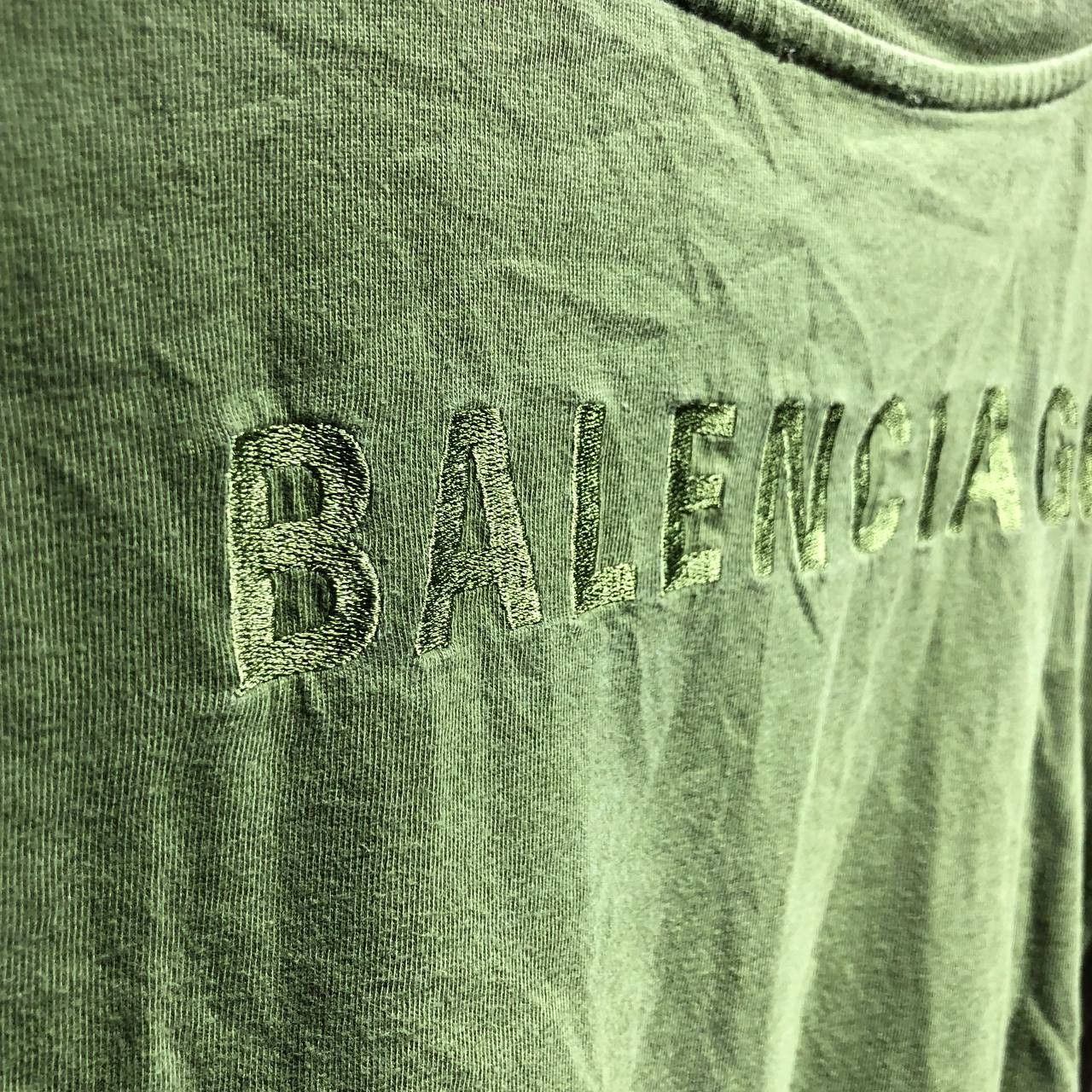 Balenciaga Balenciaga Spell Out Embroidered Tee Size US XXS / EU 40 - 5 Thumbnail