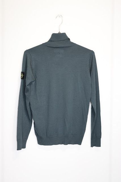 Stone Island o1rshd1 Classic Pullover Turtleneck in Dark Green Size US S / EU 44-46 / 1 - 7 Thumbnail