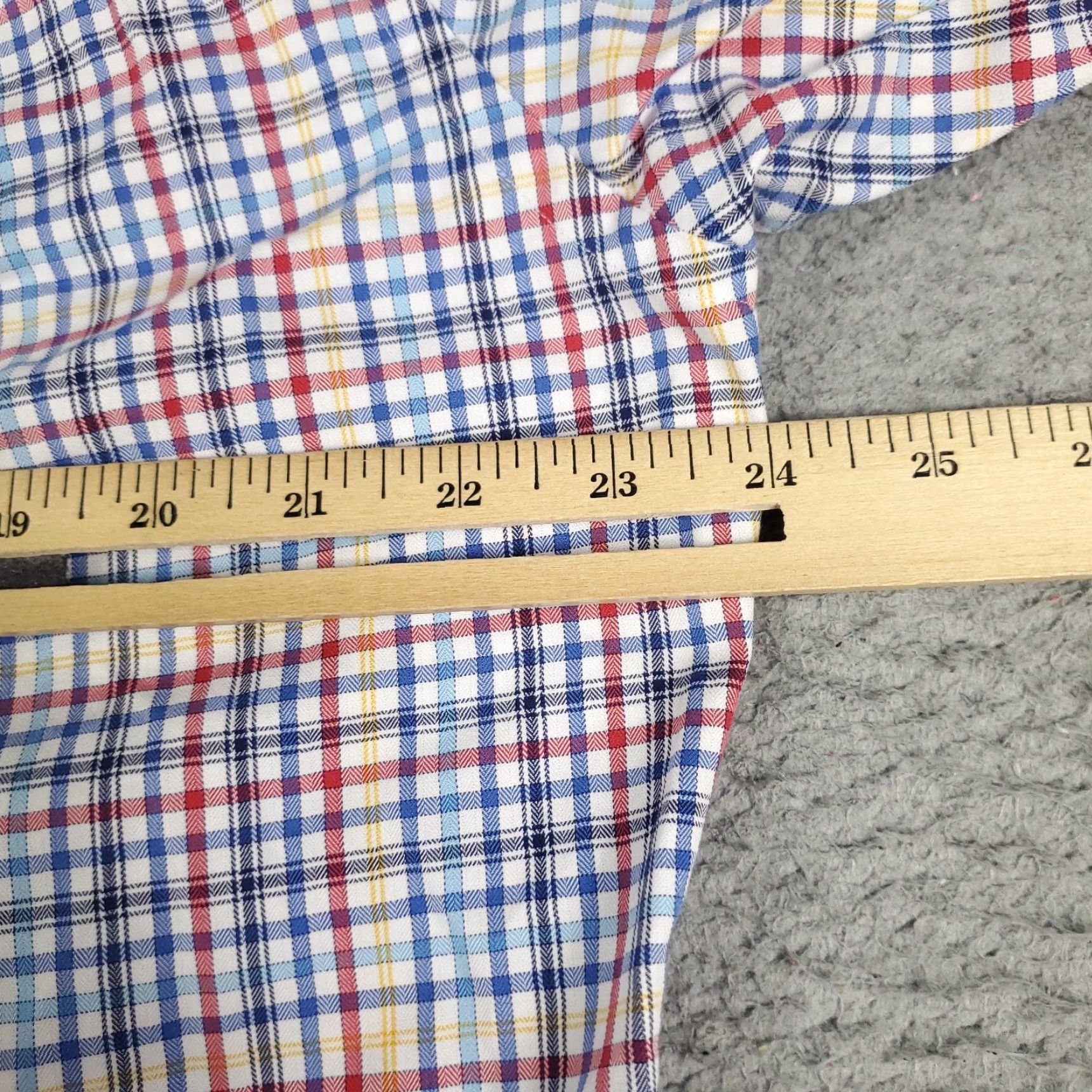 David Donahue DAVID DONAHUE Shirt Mens Large Blue Plaid Button-Up Long Sleeve Casual Shirt - Classic, Preppy Comfort Size US L / EU 52-54 / 3 - 5 Thumbnail