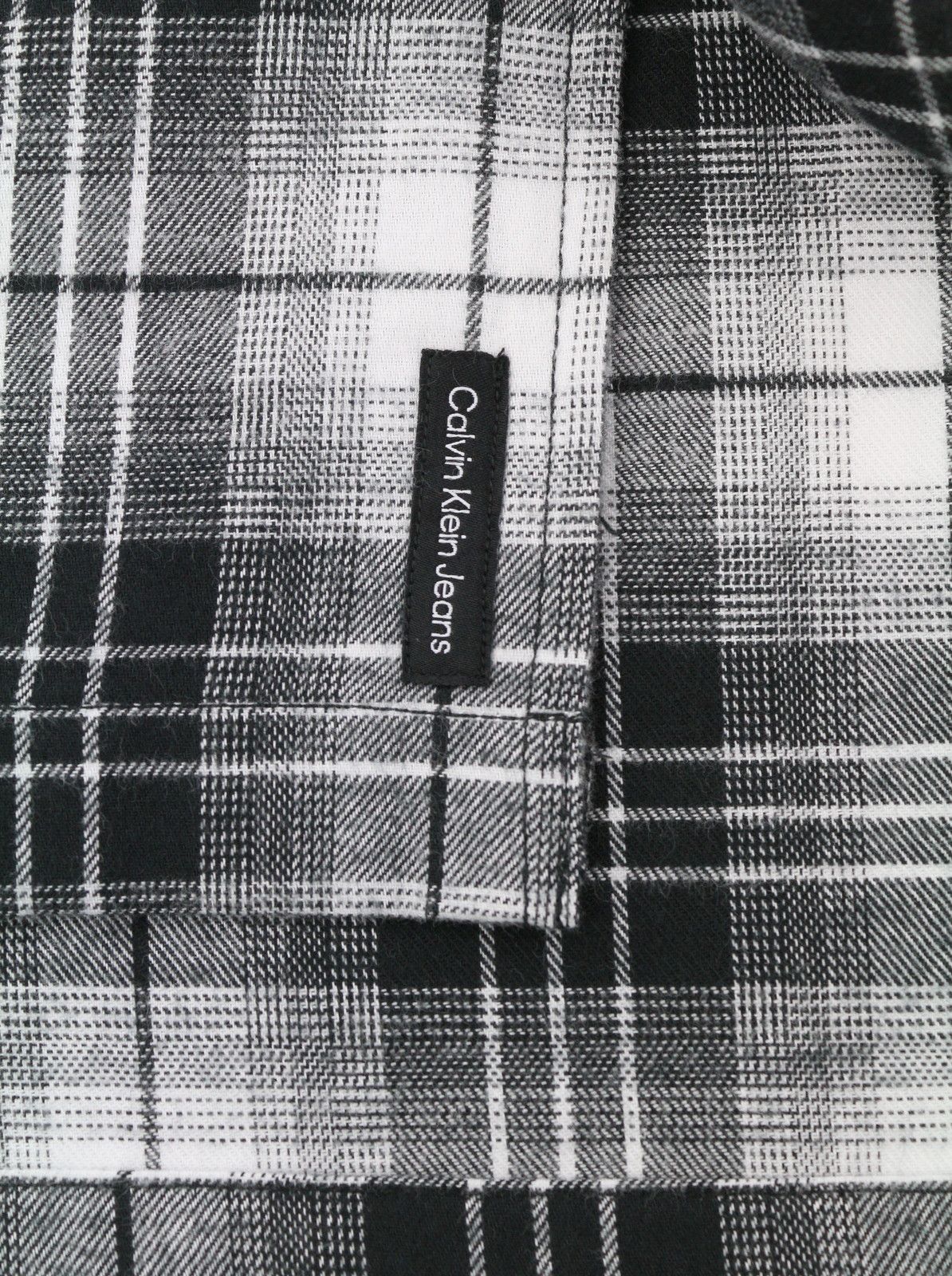 Calvin Klein L Flannel Plaid Patch Pockets 87679 Size US L / EU 52-54 / 3 - 6 Thumbnail