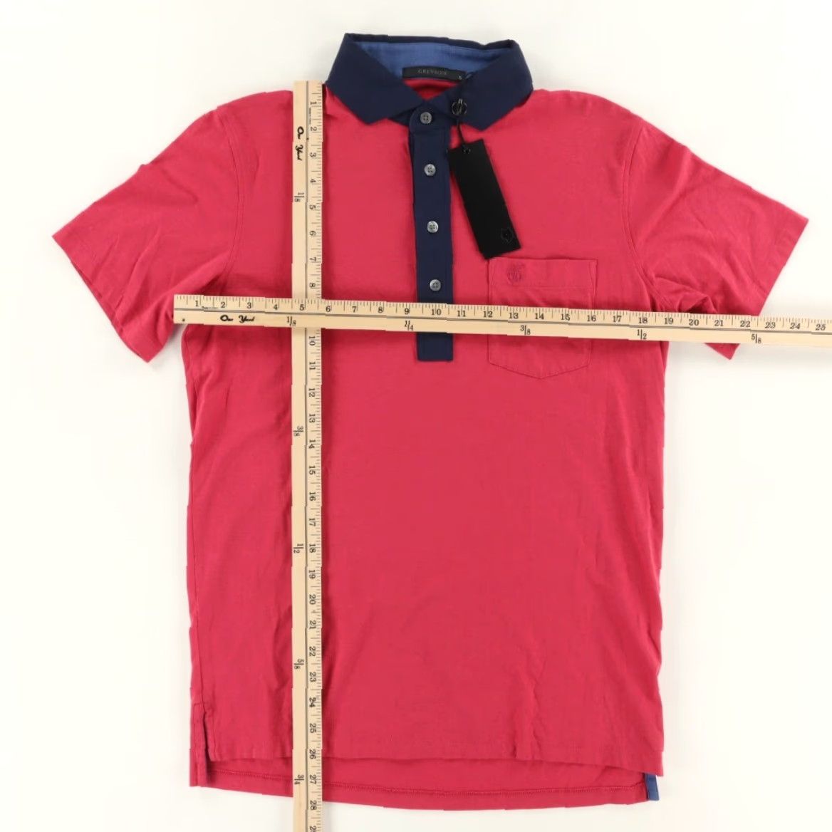 Vintage Greyson Polo Shirt Mens S Bittersweet Spirit Stretch Cotton Blend Solid Short Sleeve Shirt Regular Adult Mens Size US S / EU 44-46 / 1 - 3 Thumbnail