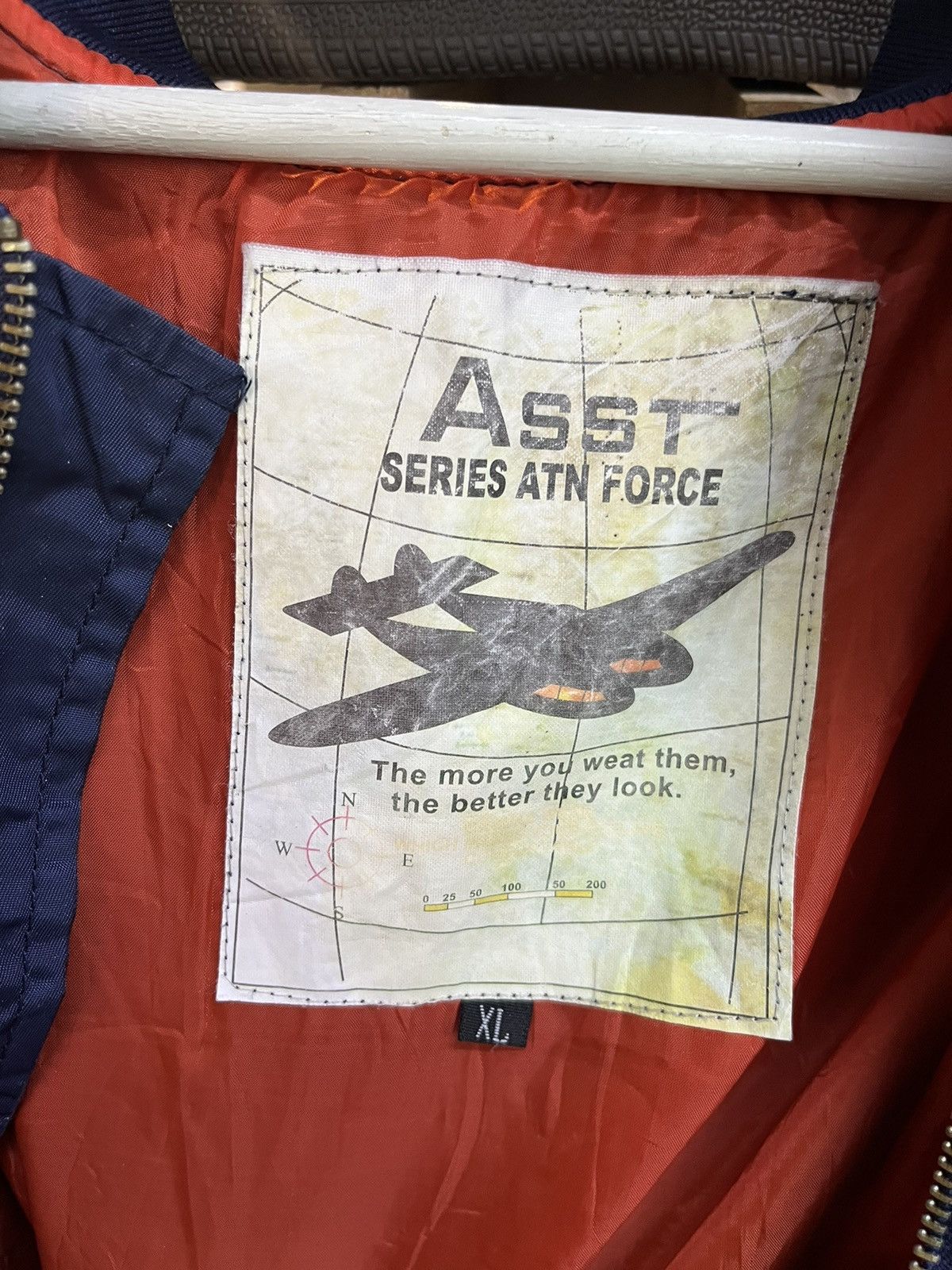 Japanese Brand Vintage Bomber Us Army Flight Jacket Size US XL / EU 56 / 4 - 8 Thumbnail