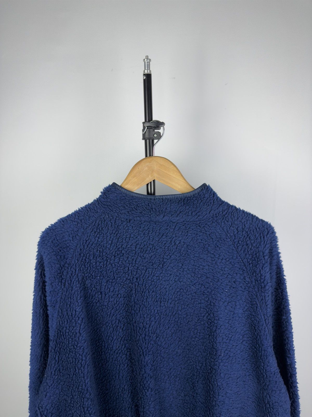 Helly Hansen × Vintage 80s Vintage Helly Hansen Blue Full Zip Fleece Sherpa Jacket Size US L / EU 52-54 / 3 - 5 Thumbnail