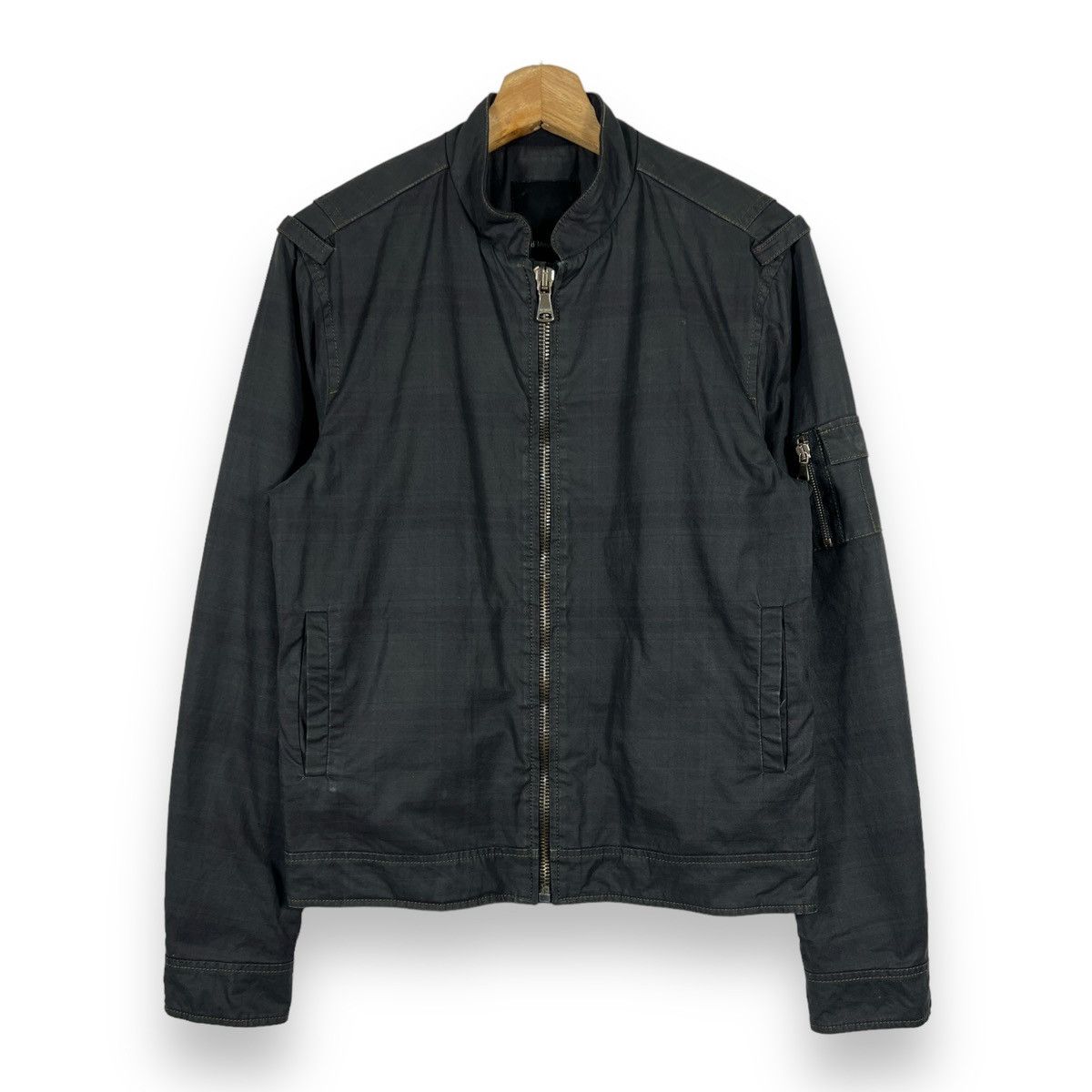 DAVID NAMAN 🔥 DAVID MAYER NAMAN ITALIAN PLAID BIKER JACKET - S Size US S / EU 44-46 / 1 - 1 Thumbnail