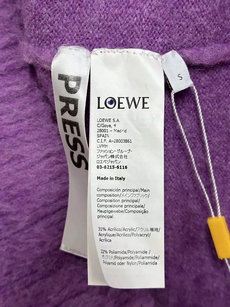 Loewe Loewe Leather logo colorful sweater Size S / US 4 / IT 40 - 4 Thumbnail