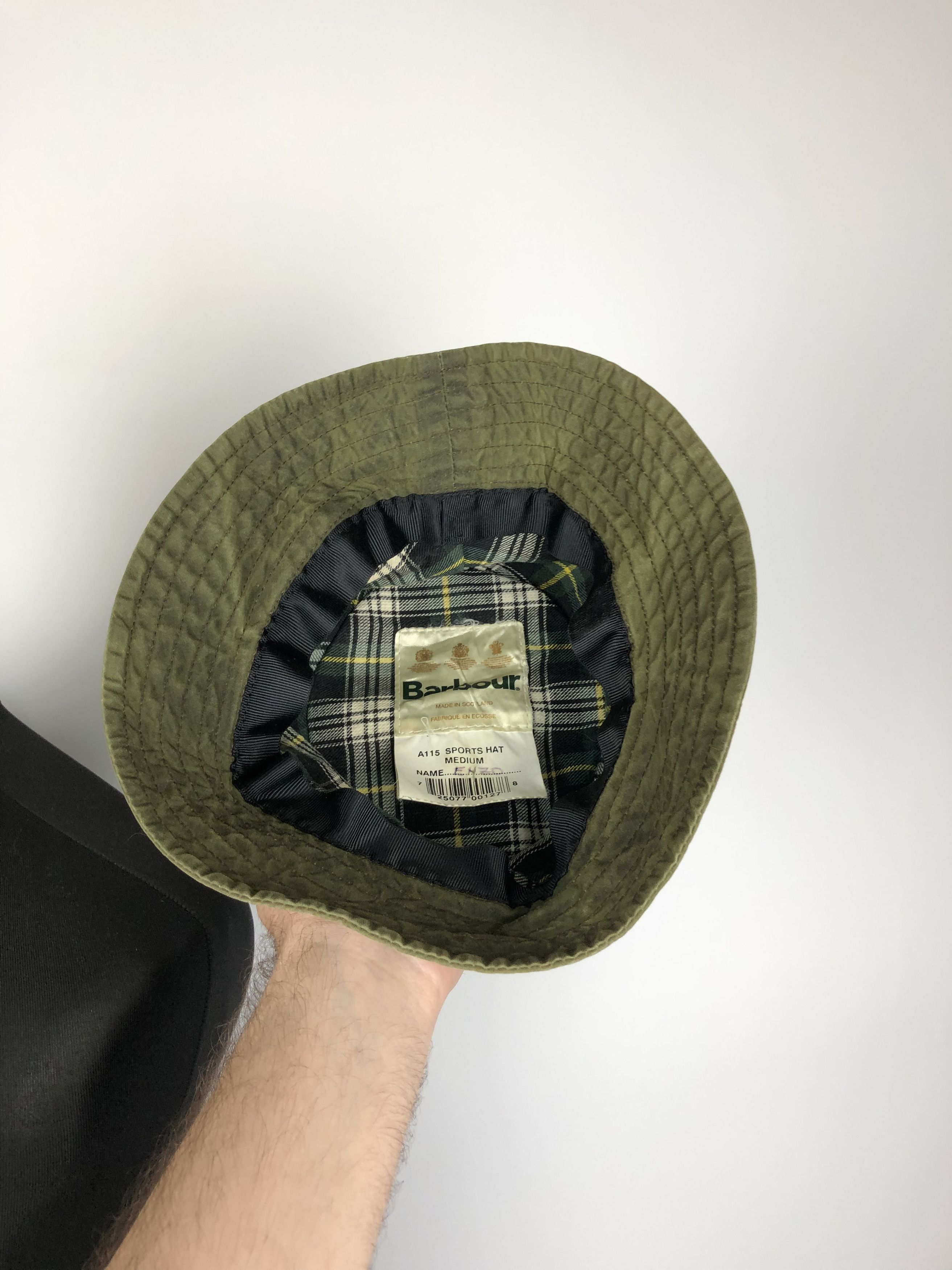 Barbour Barbour Sports Hat Waxed size M Size ONE SIZE - 6 Thumbnail