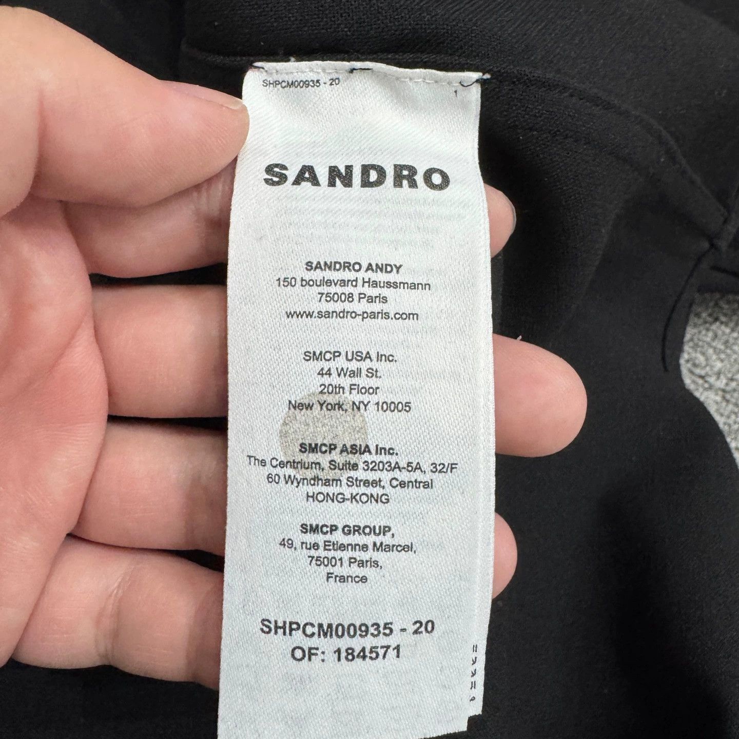 Sandro Sandro Shirt M Shoulder 49, Chest 112 Size US M / EU 48-50 / 2 - 4 Thumbnail