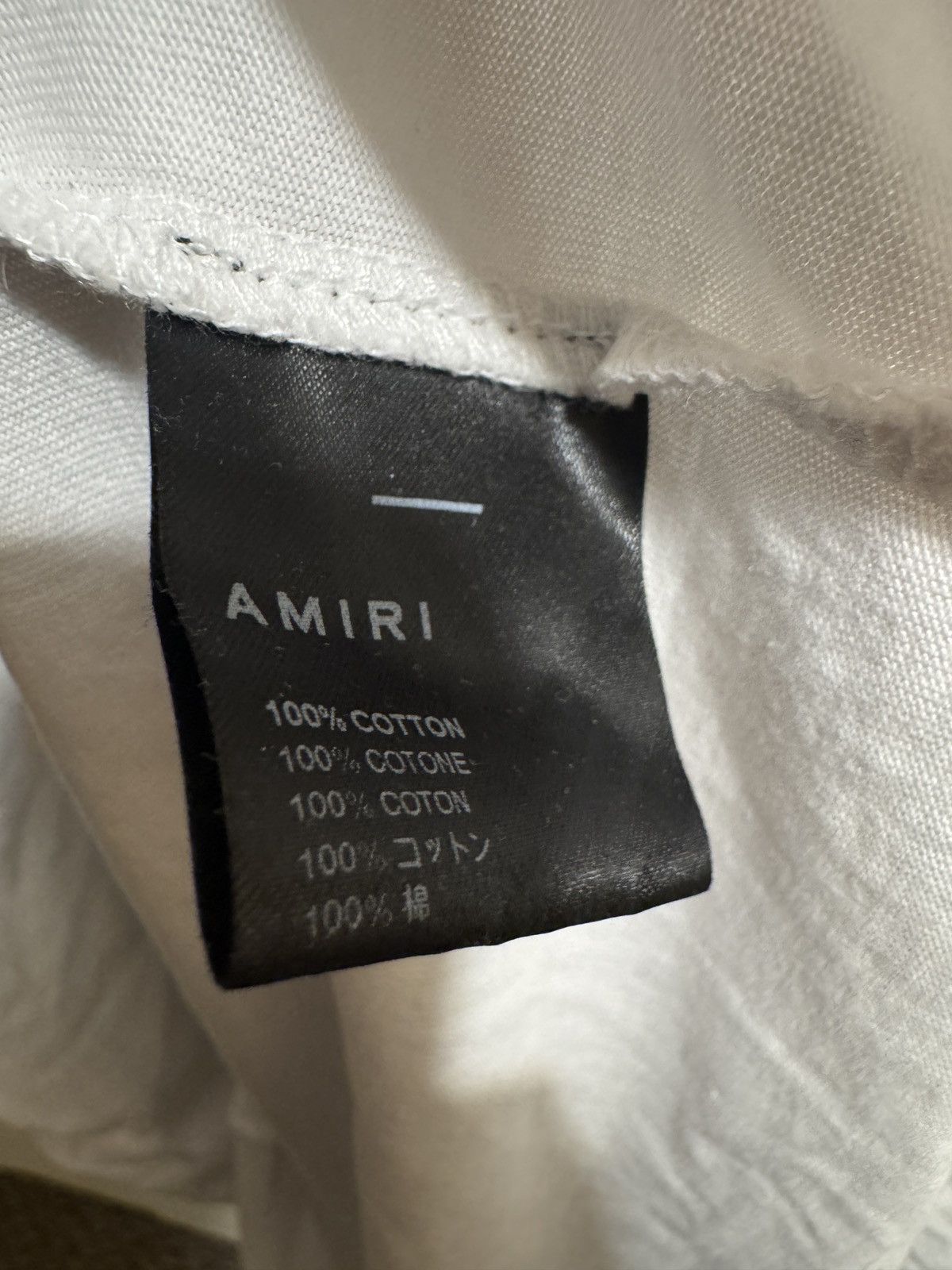 Amiri Amiri T shirt Size US XL / EU 56 / 4 - 4 Thumbnail
