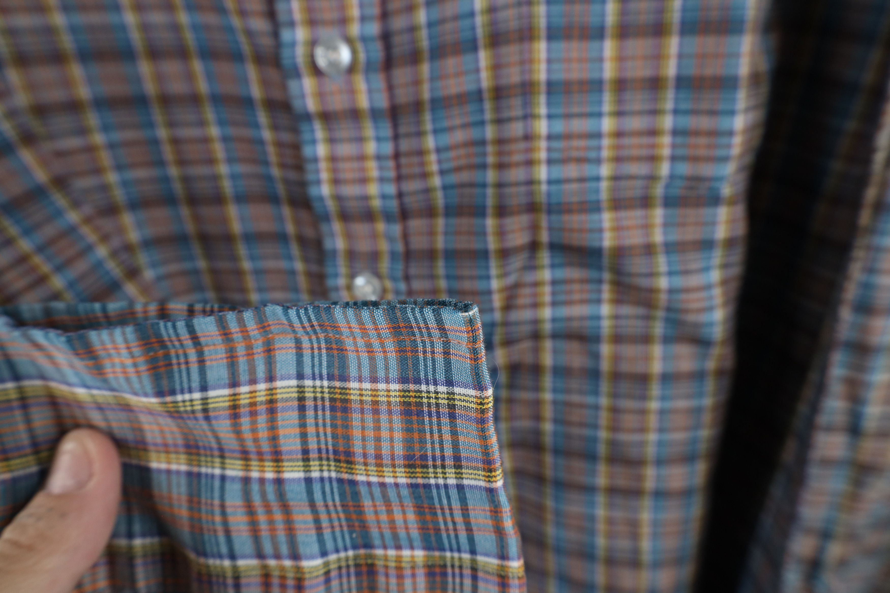 Vintage Vintage 70s Streetwear Long Sleeve Collared Button Shirt Size US XXL / EU 58 / 5 - 5 Thumbnail